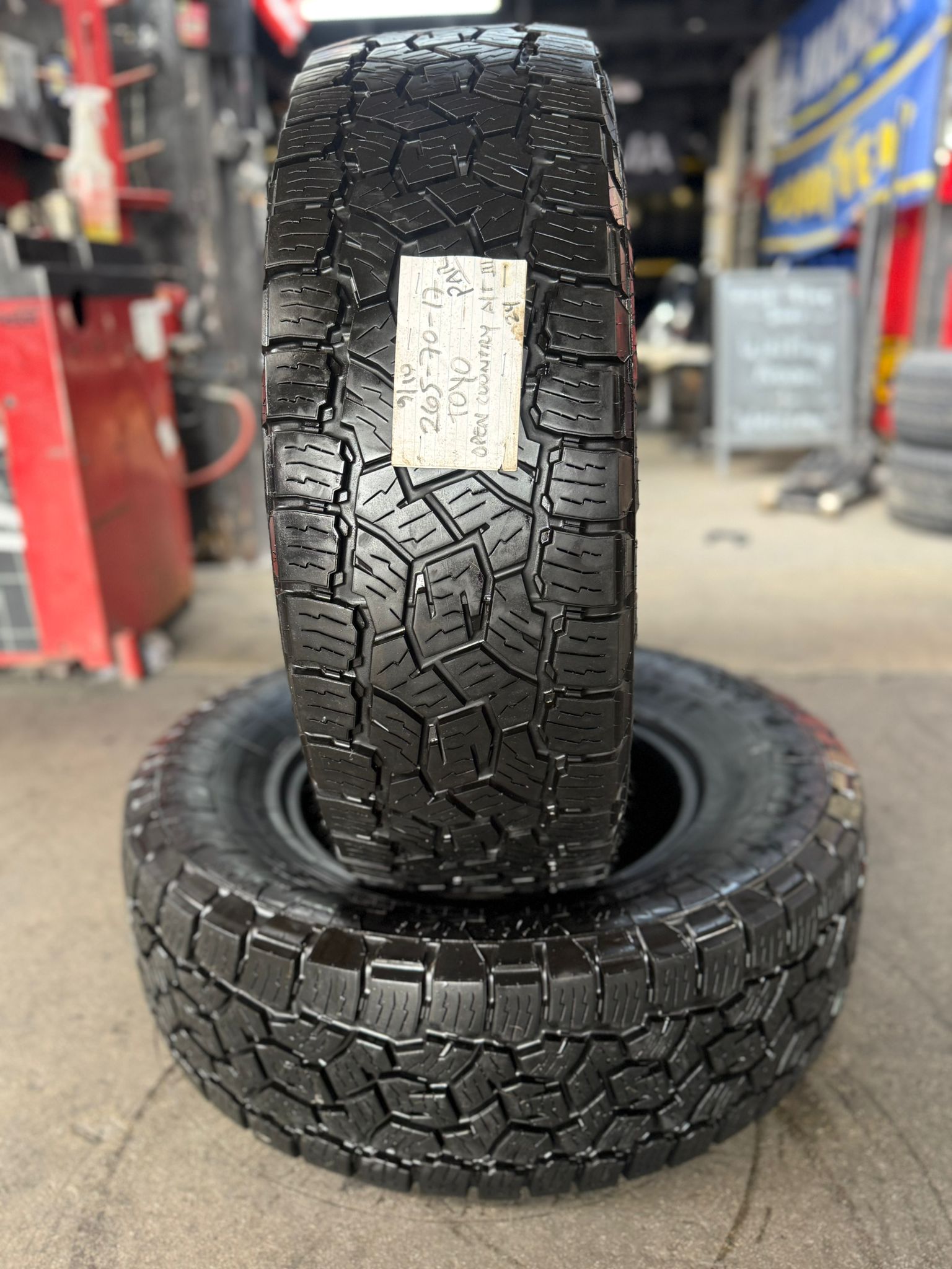 2 Seminew TOYO OPEN COUNTRY A/T III Tires – 265/70R17 – $250