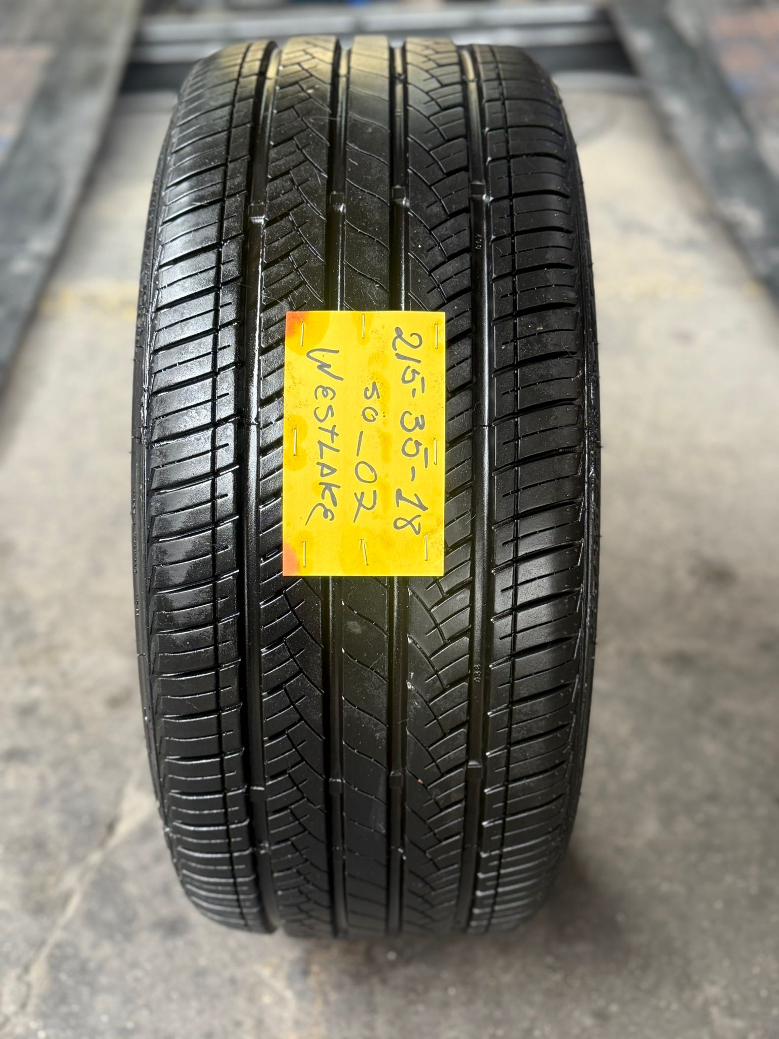 1 Seminew WESTLAKE SA07 Tire – 215/35R18 – $120