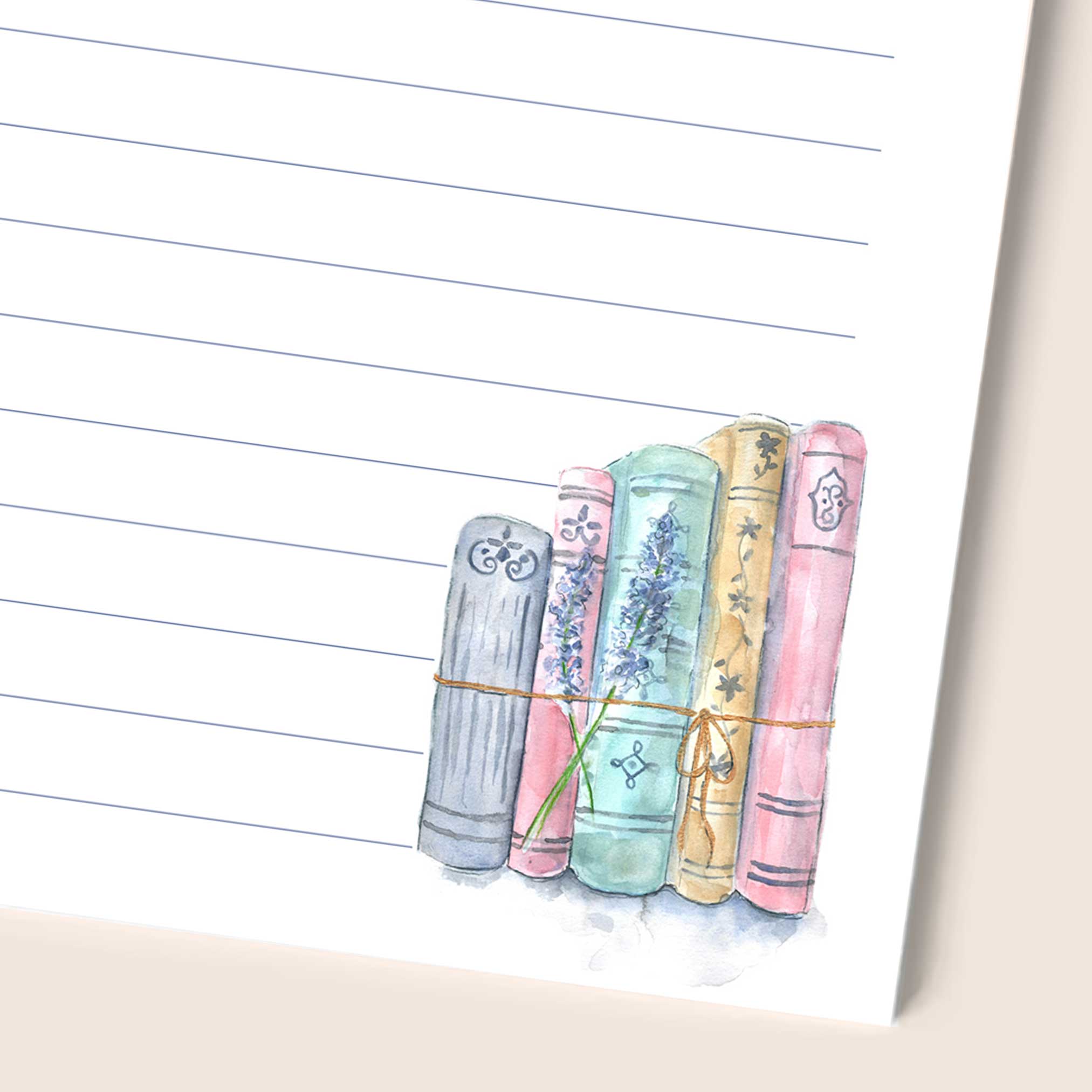 Personalized Bookish Notepad