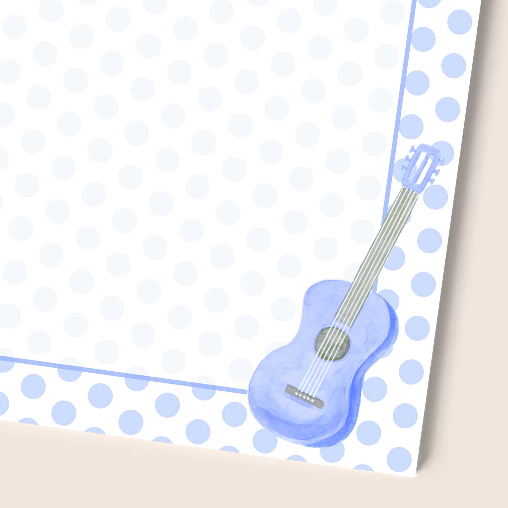 Personalized Guitar Notepad