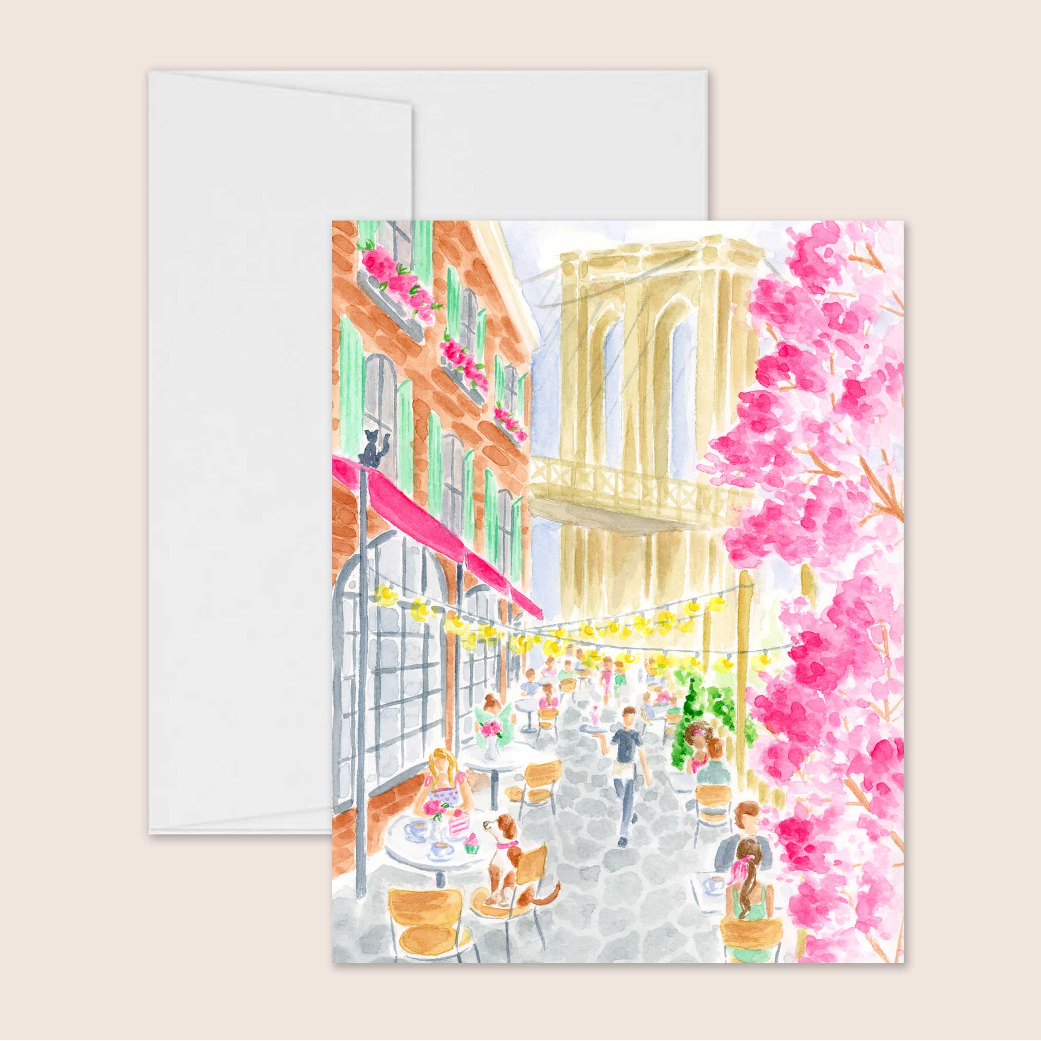 Brooklyn Bridge Greeting Cards