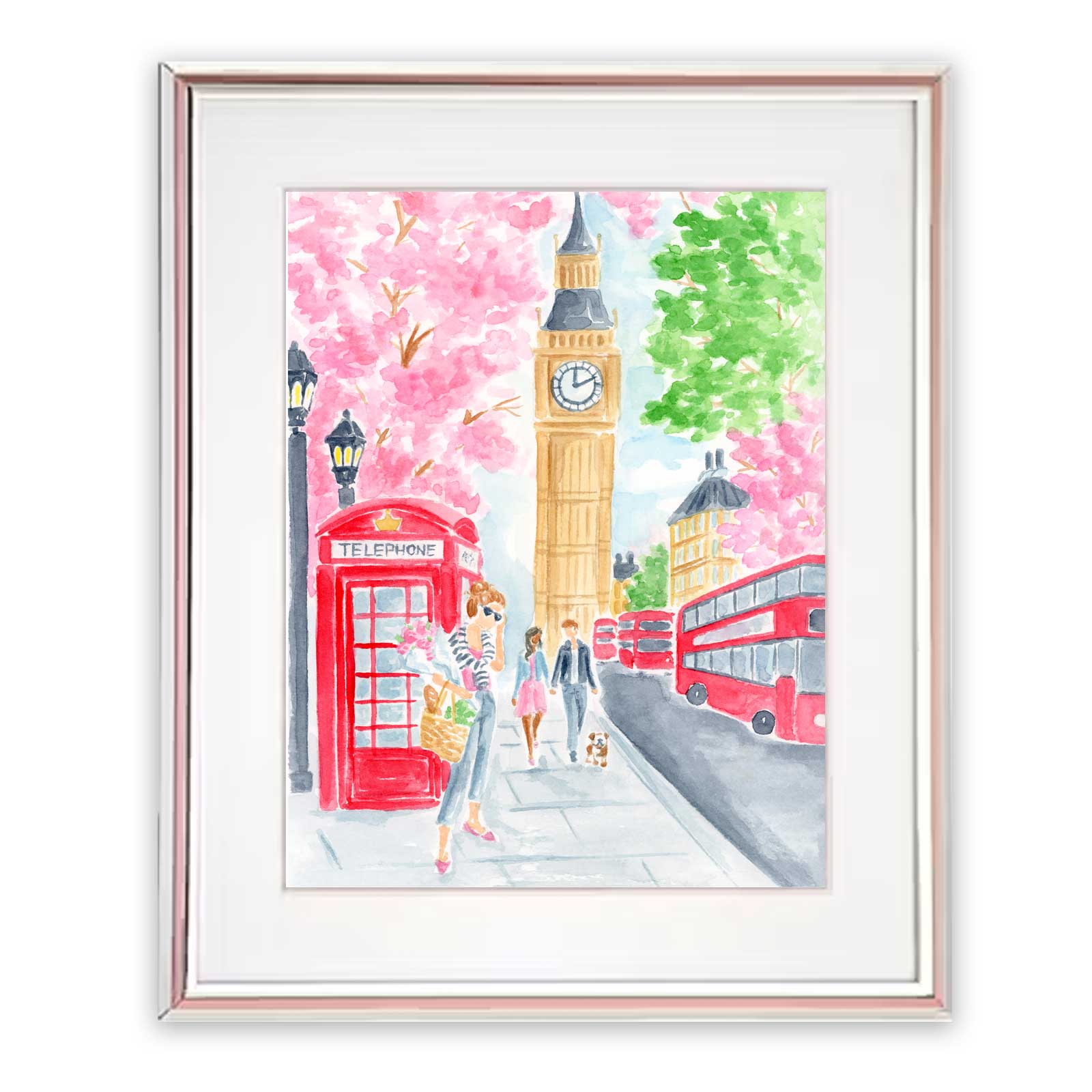 London Cityscape Art Print