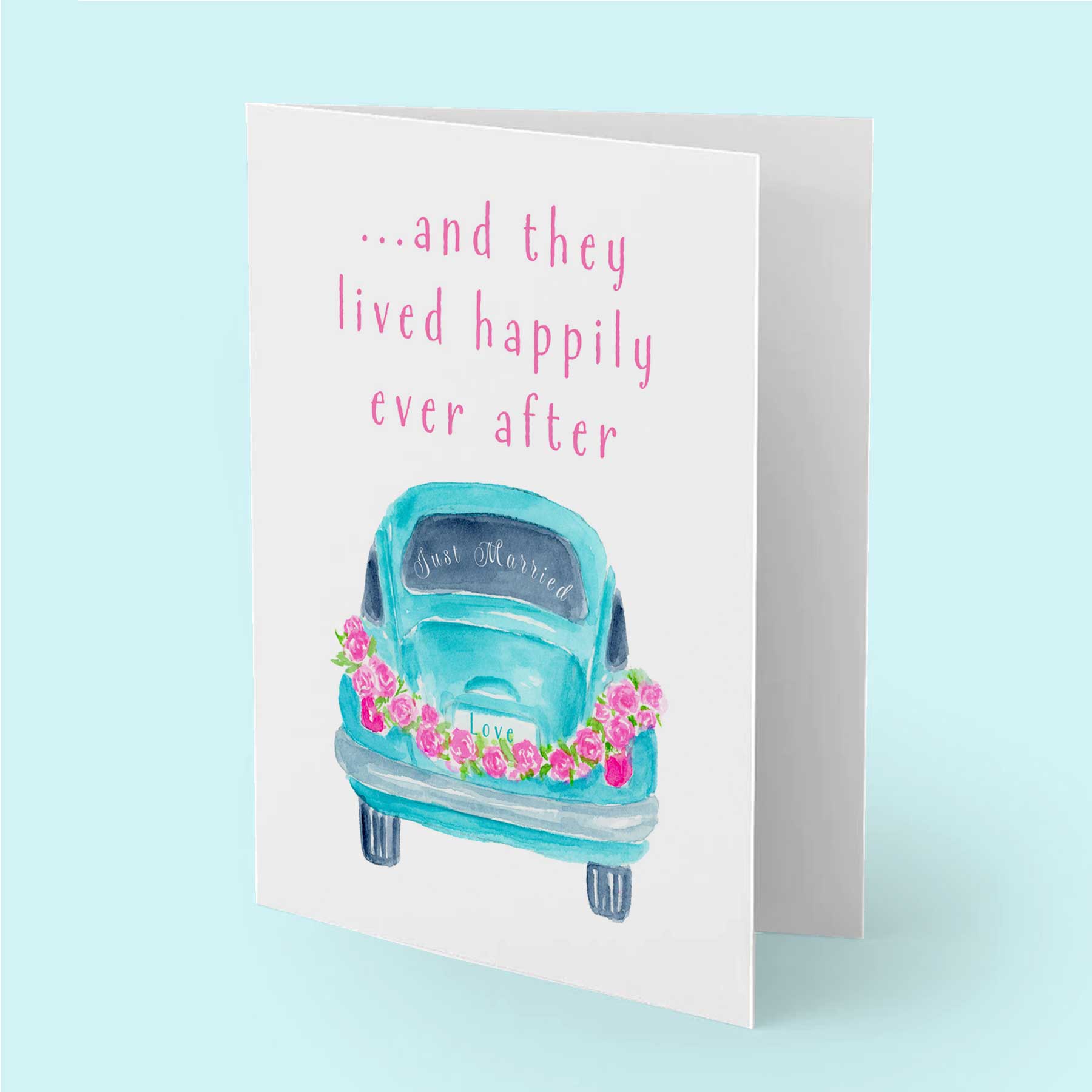 Happily Ever After Wedding Card