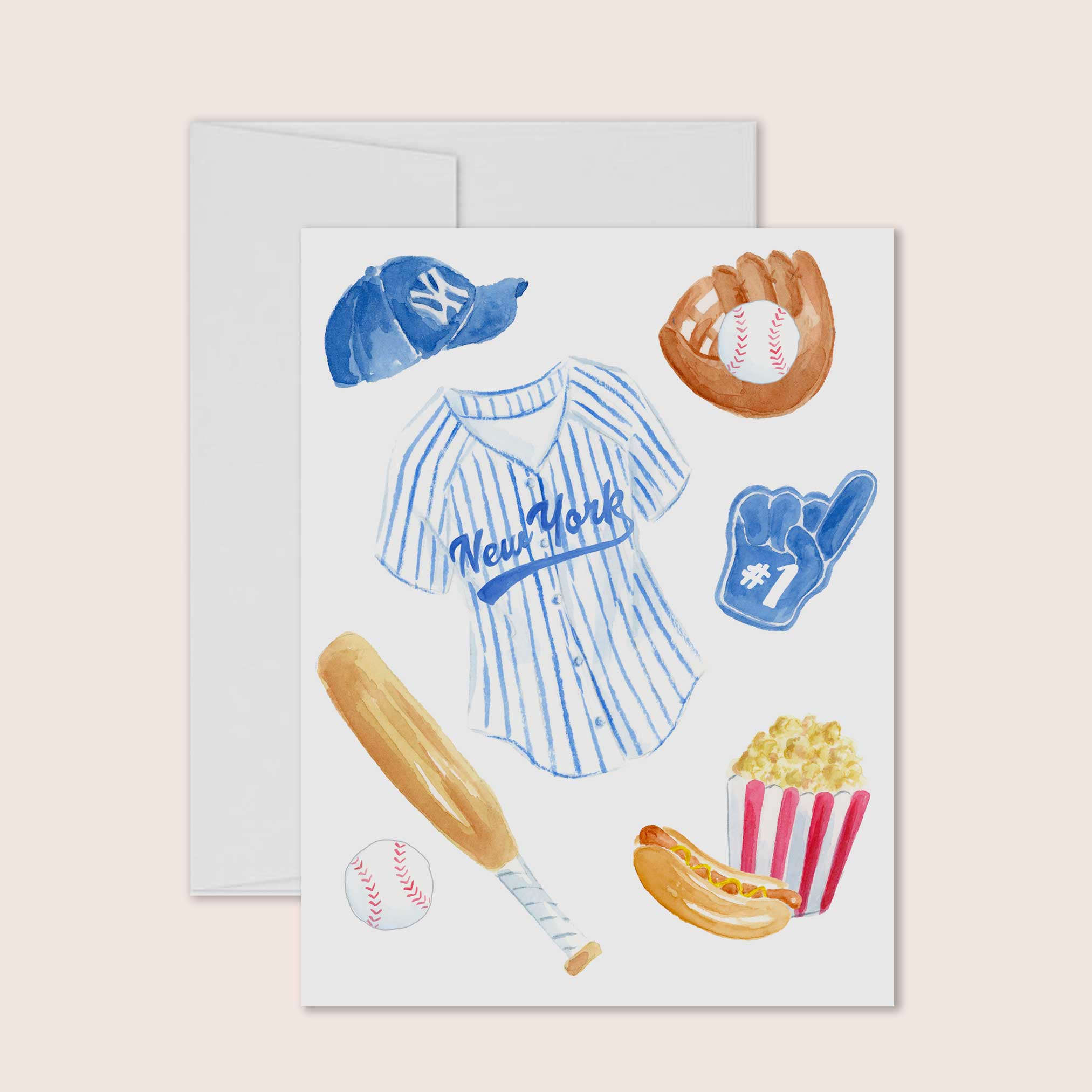 NY Yankees Greeting Card