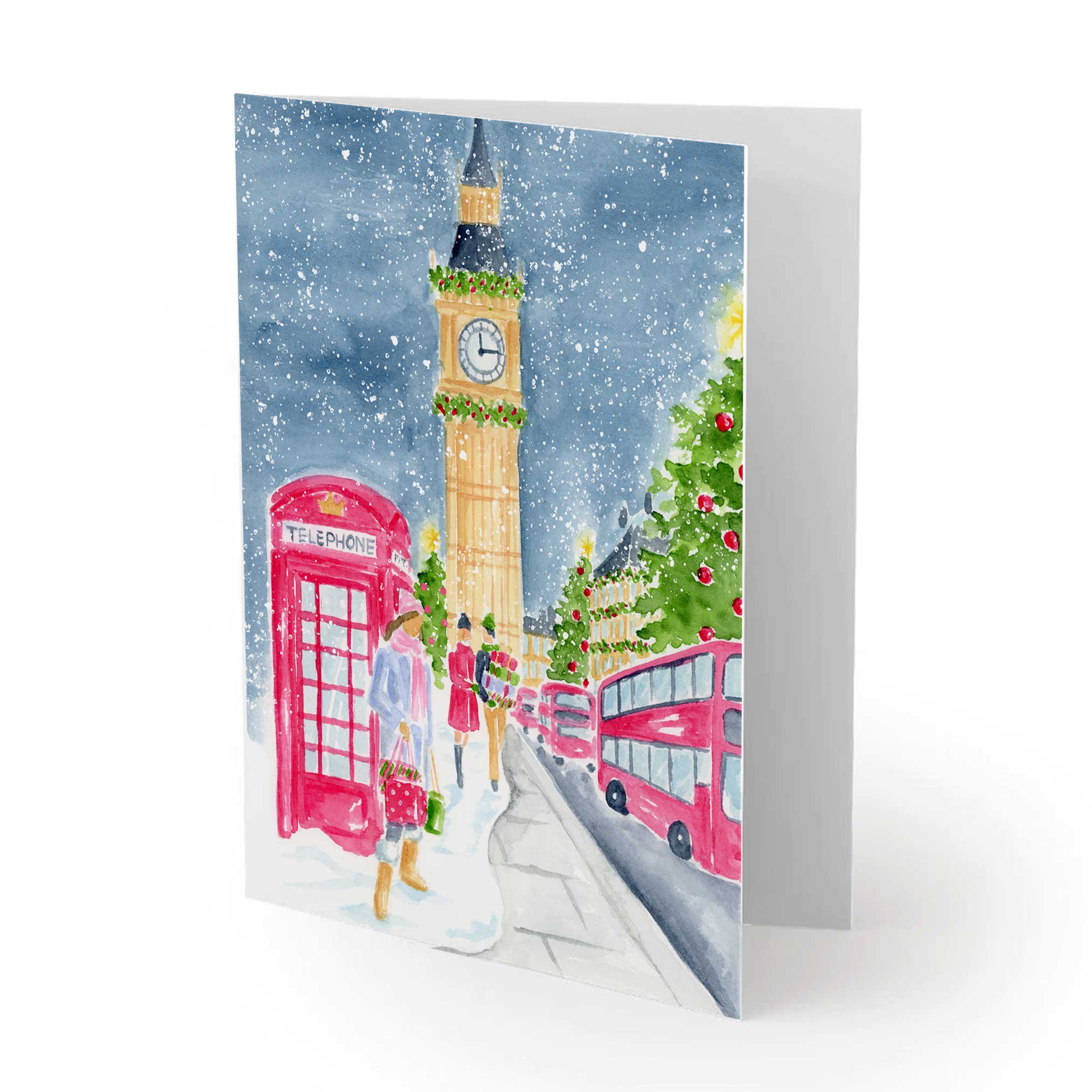 London Christmas Greeting Card