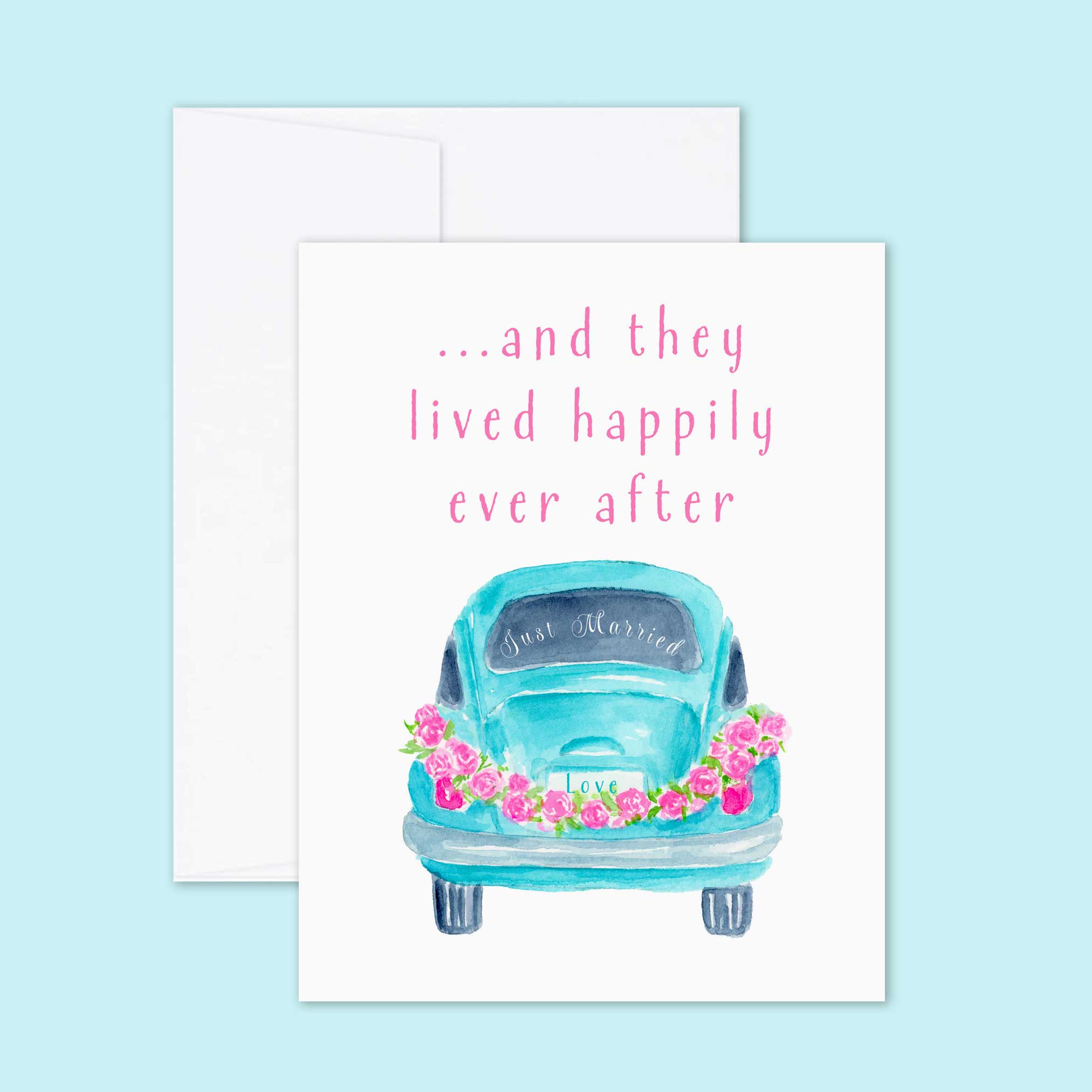 Happily Ever After Wedding Card