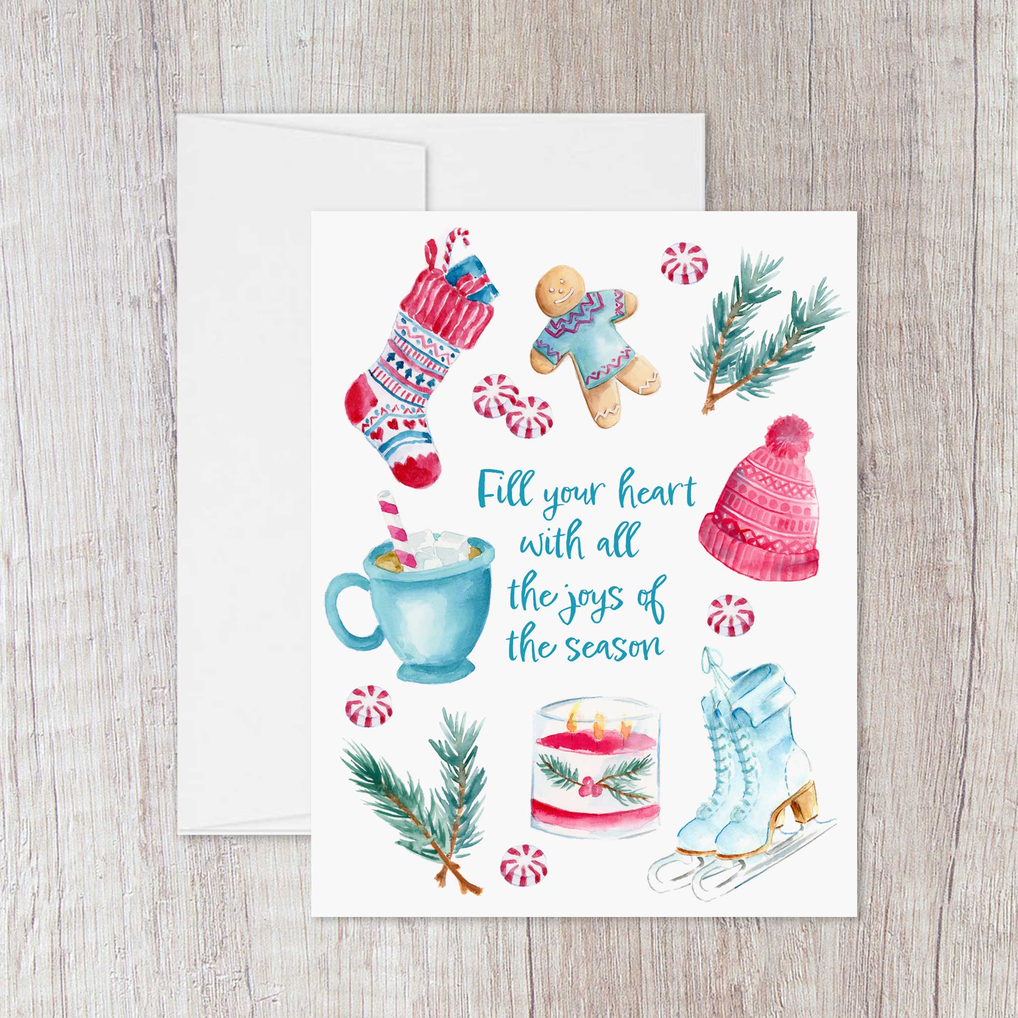 Holiday Favorites Christmas Greeting Card