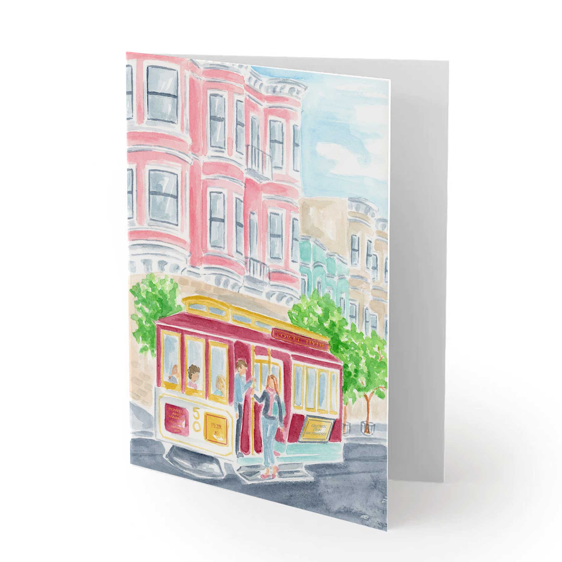 San Francisco Streetcar Greeting Card