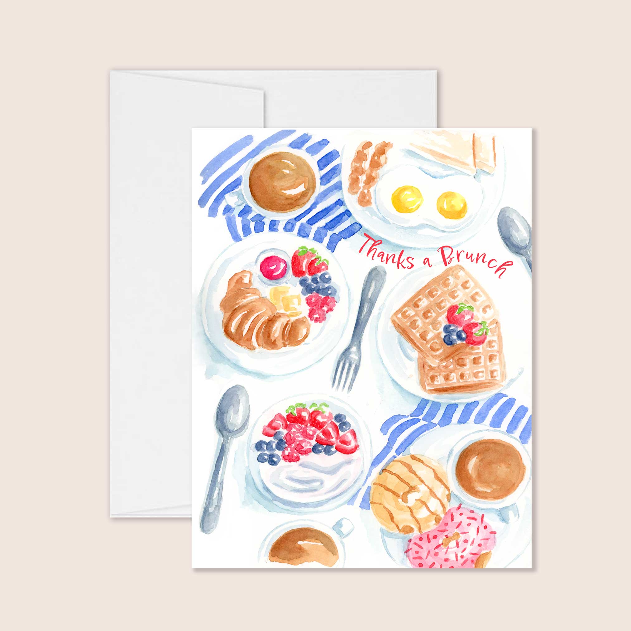 Thanks a Brunch Greeting Card