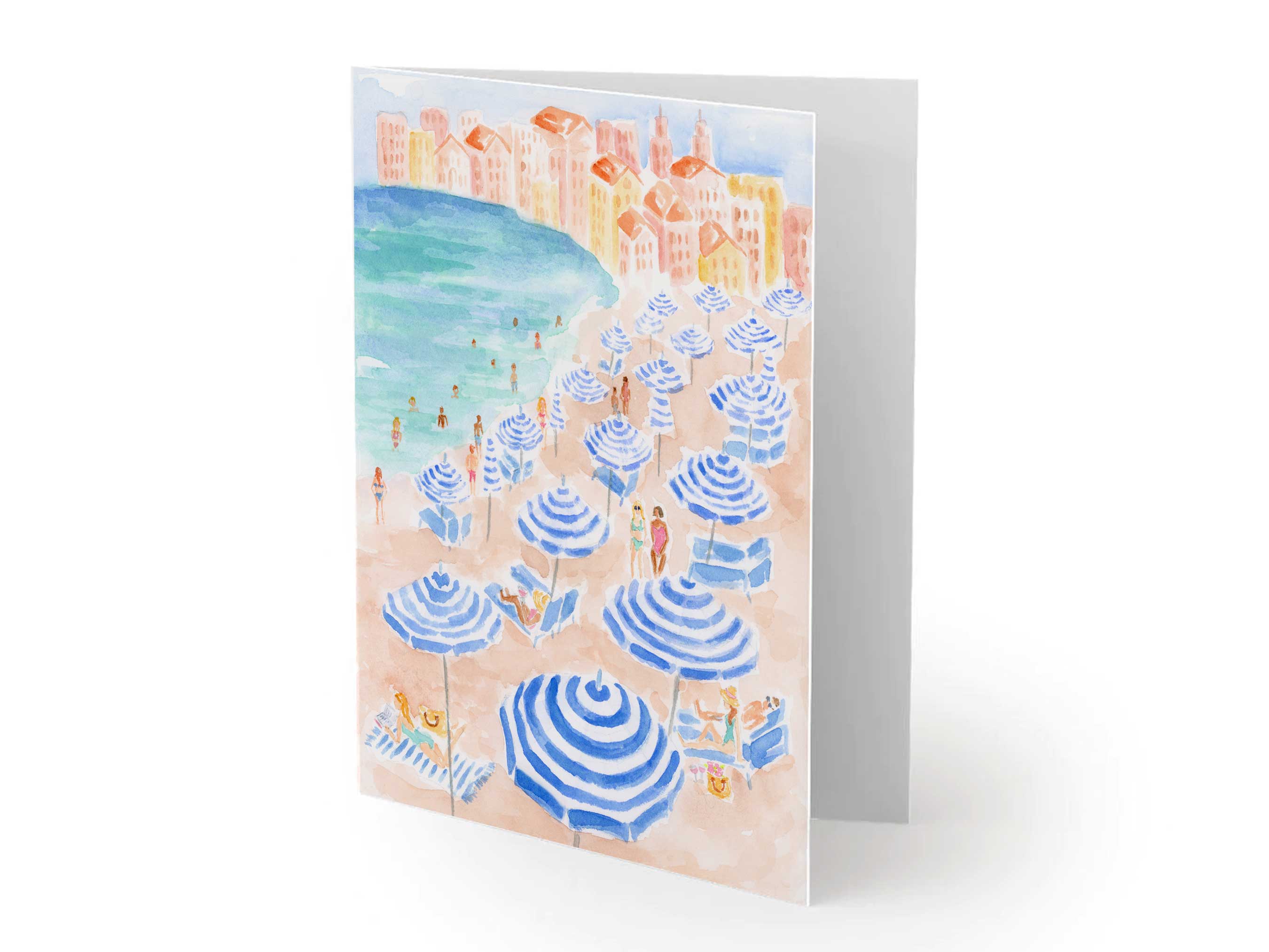 Beach Scene Greeting Card