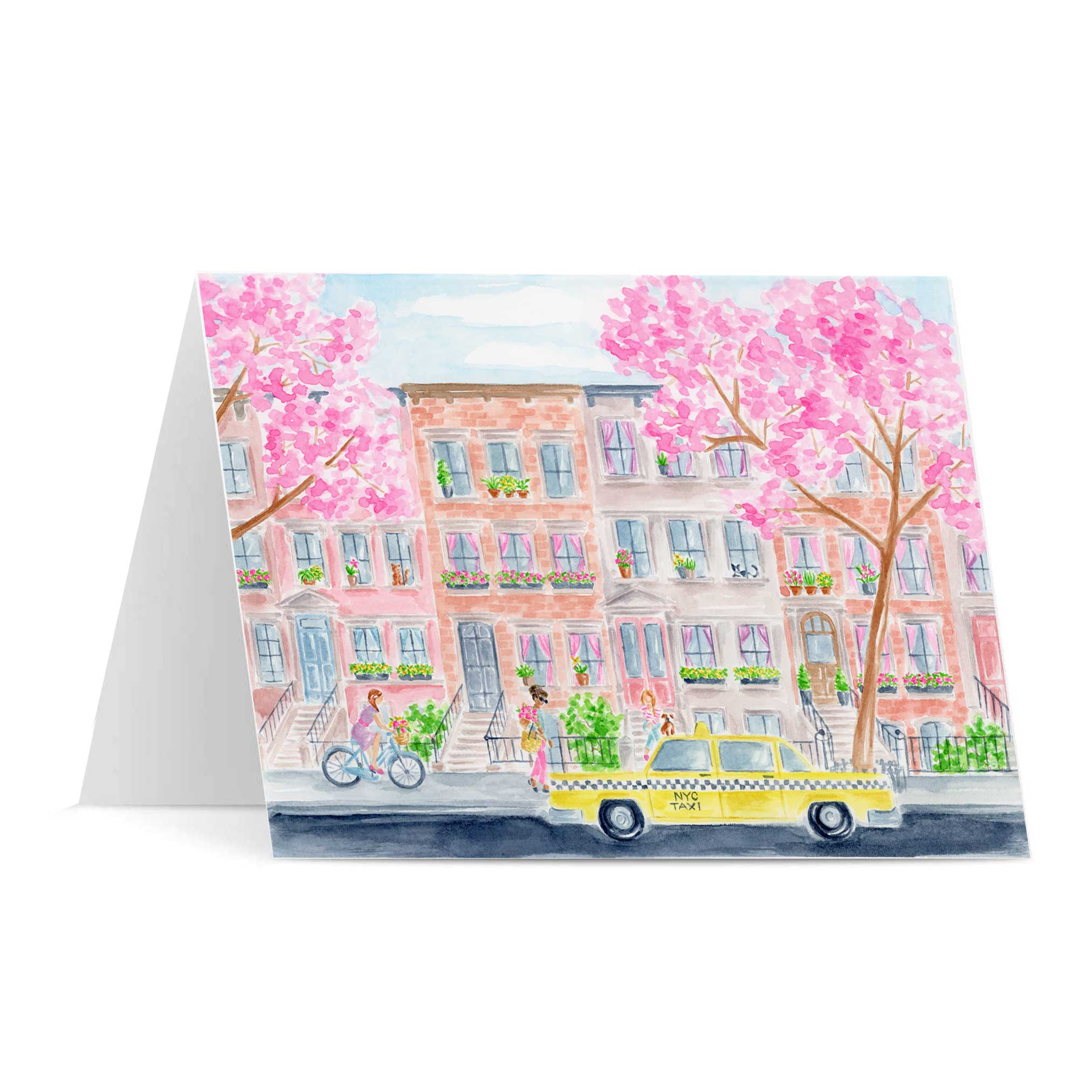 Spring New York City Greeting Card
