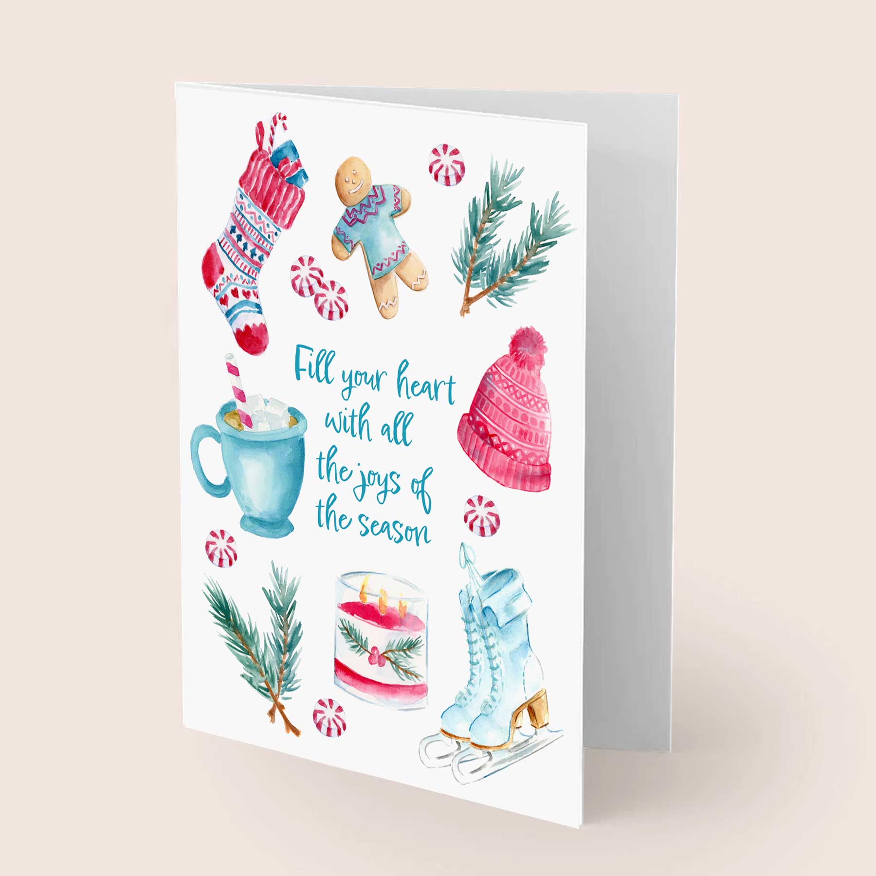 Holiday Favorites Christmas Greeting Card