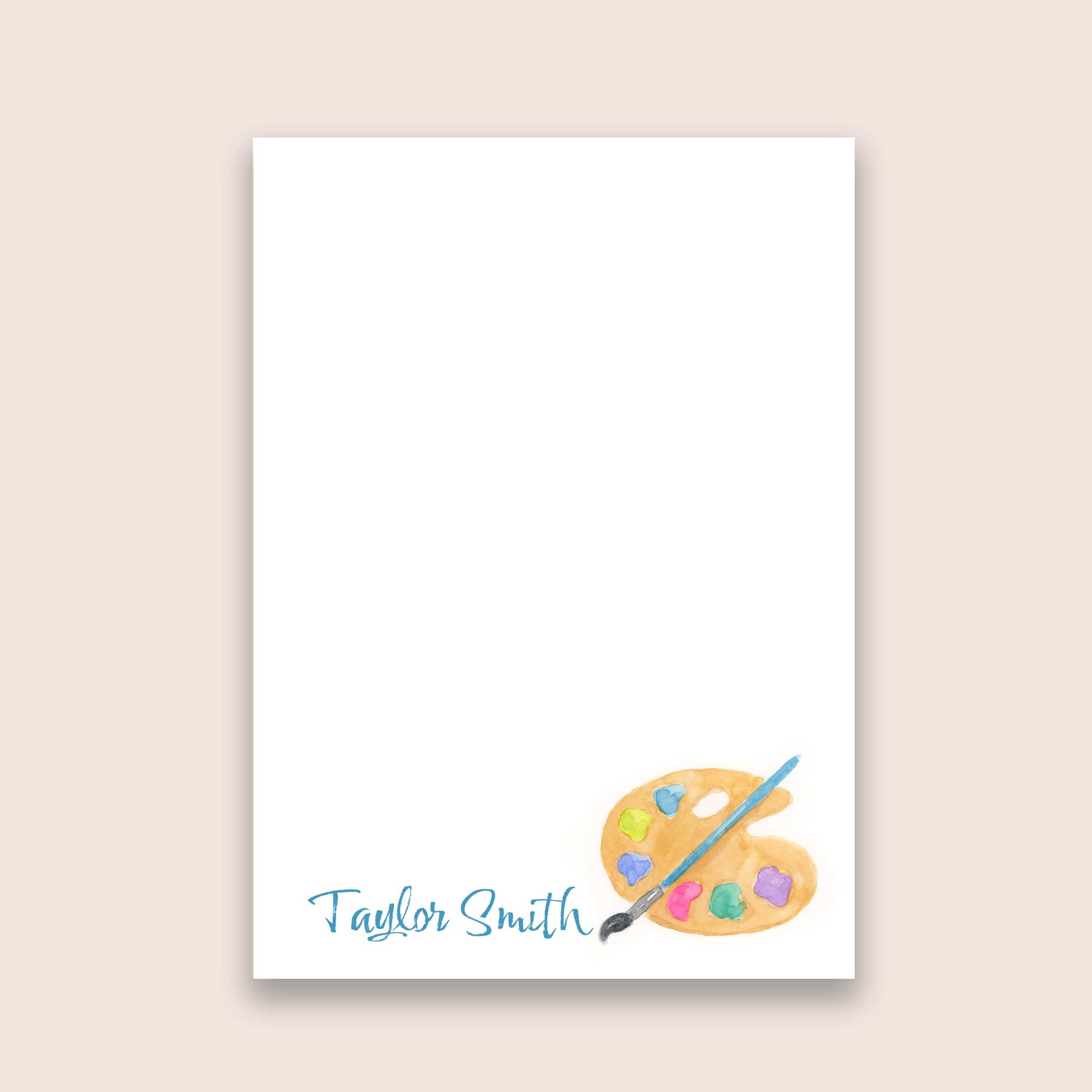 Personalized Artist Notepad