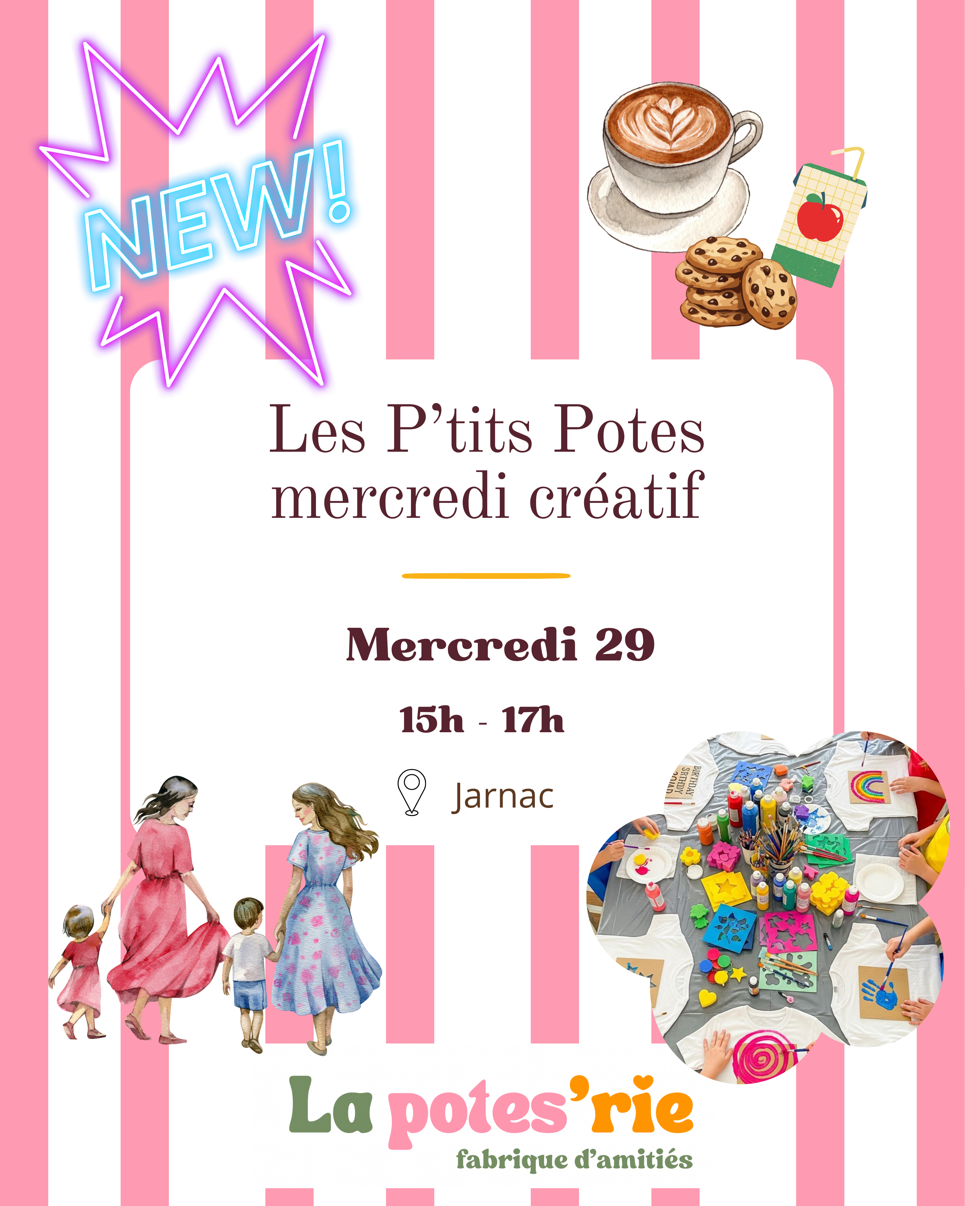 Les P'tits Potes - mercredi créatif