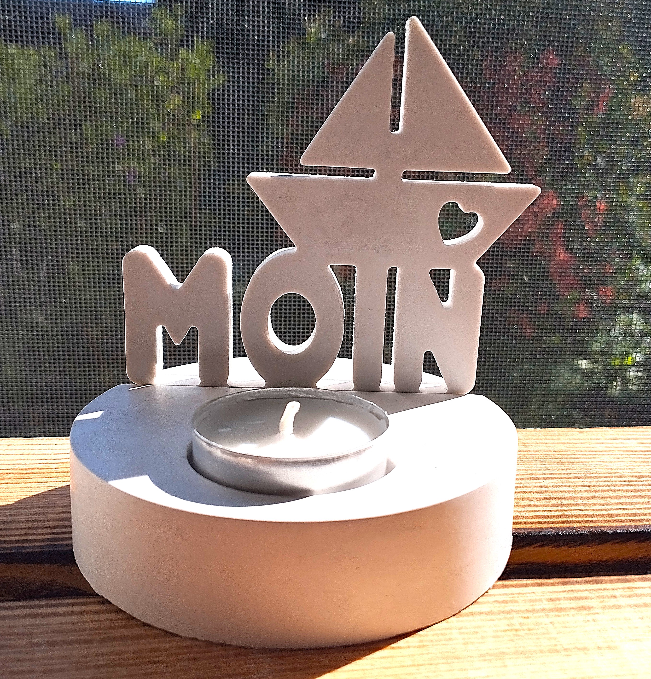 Teelichthalter 'MOIN'