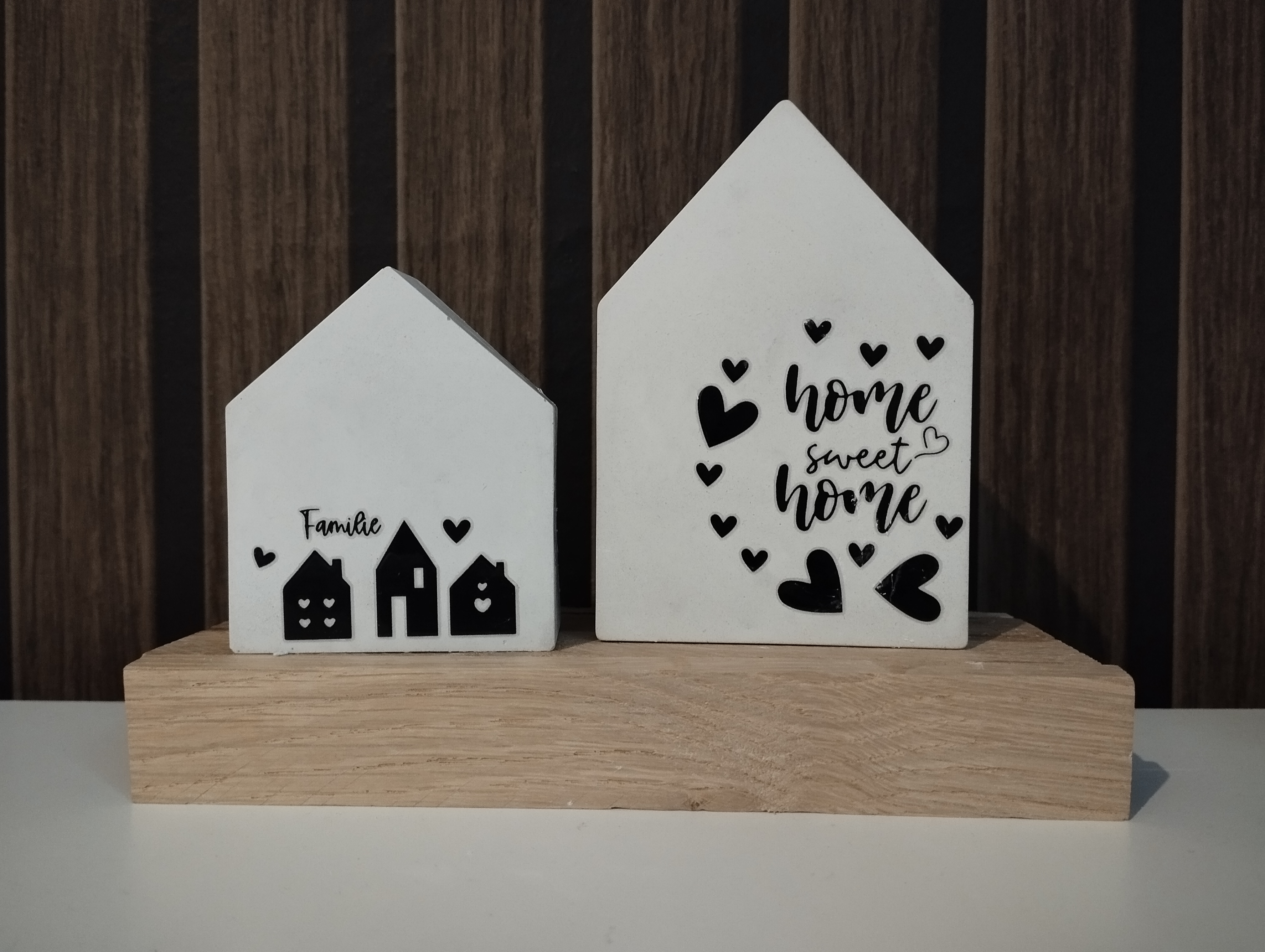 Deko Häuser Kerzenhalter 'Home Sweet Home'