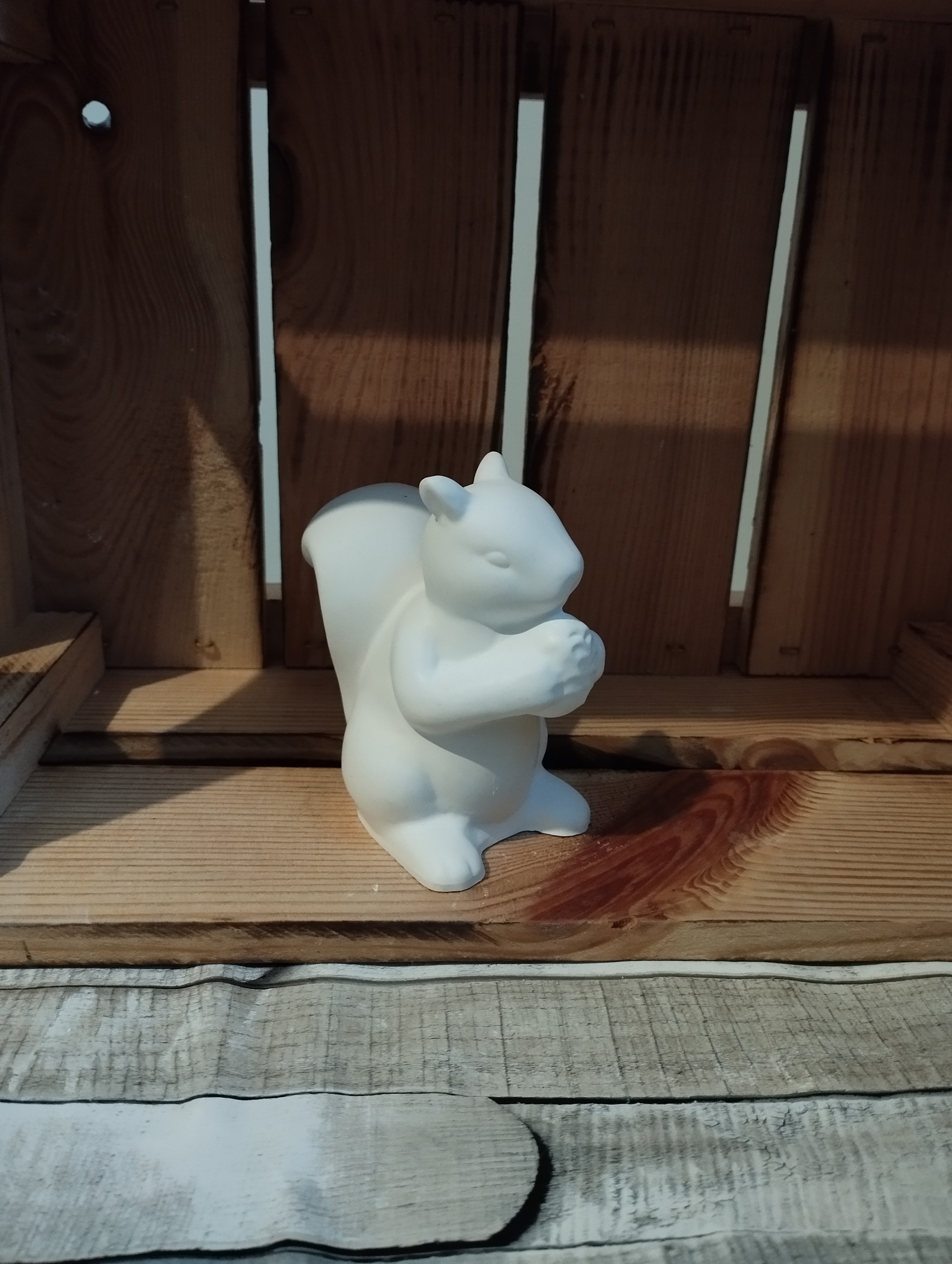 Keramik Eichhörnchen Figur