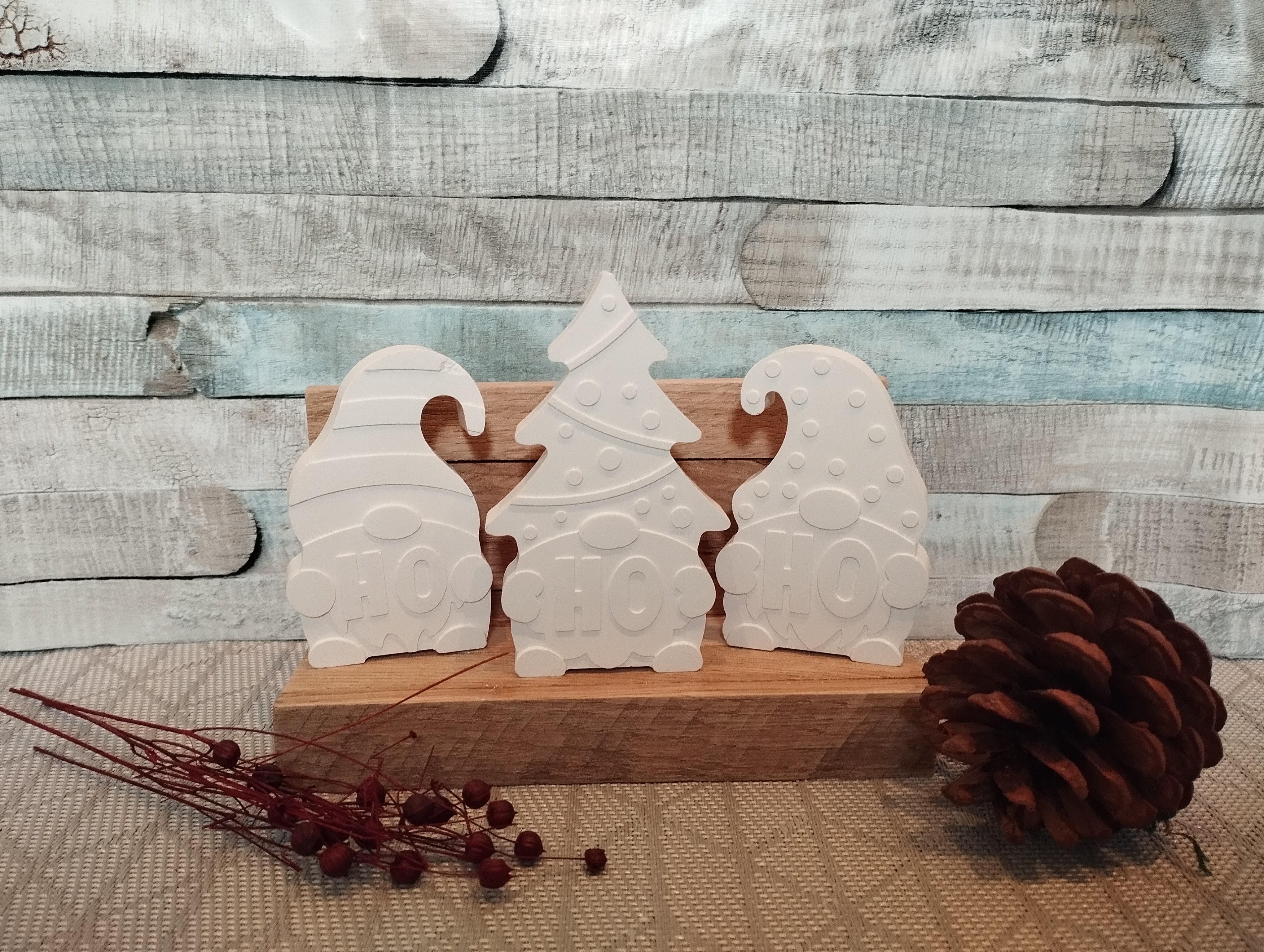 Weihnachtliche Dekoration Weihnachtswichtel Ho Ho Ho