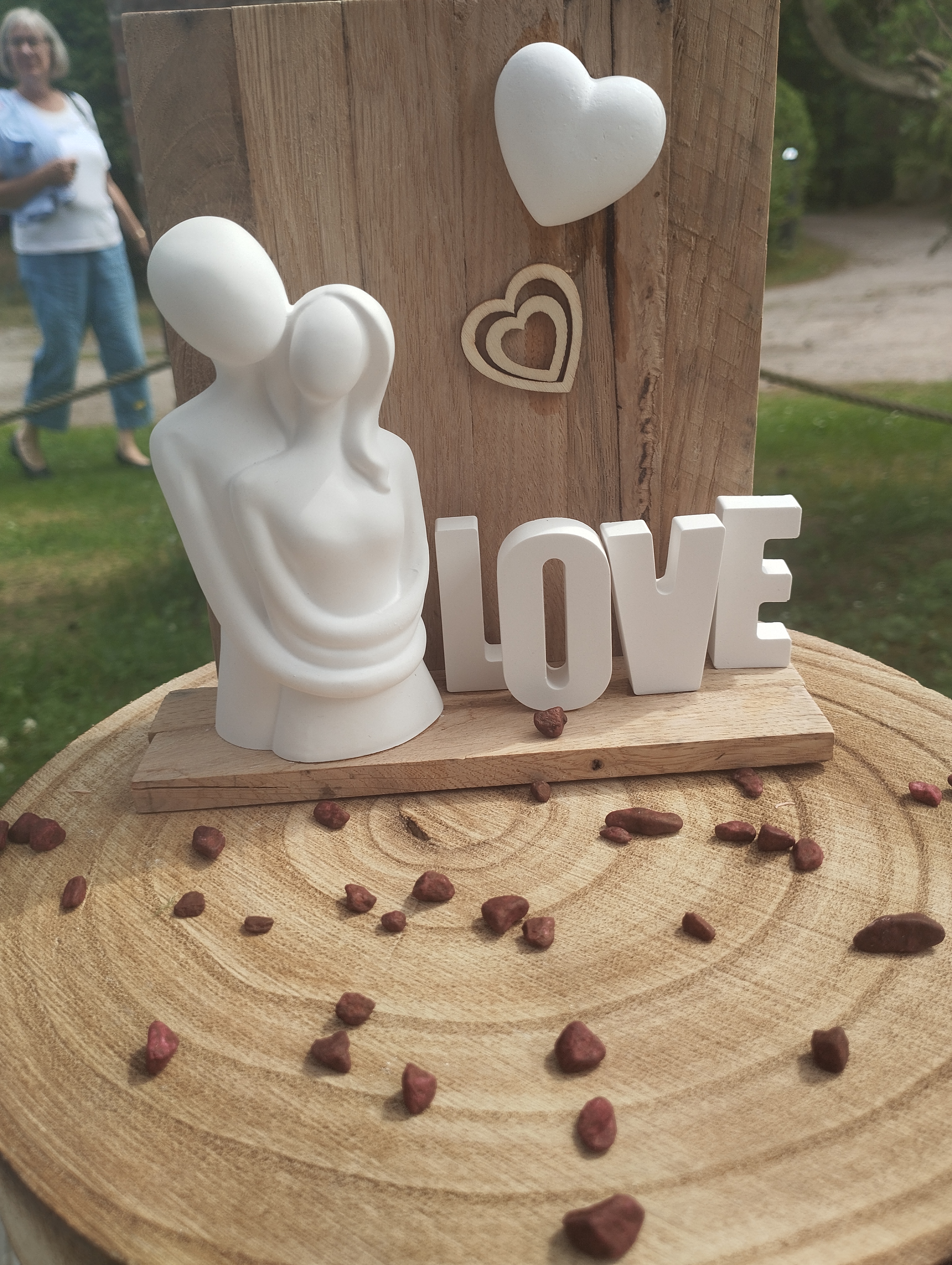 Dekoration 'Liebe' Paar - Hochzeitsgeschenk