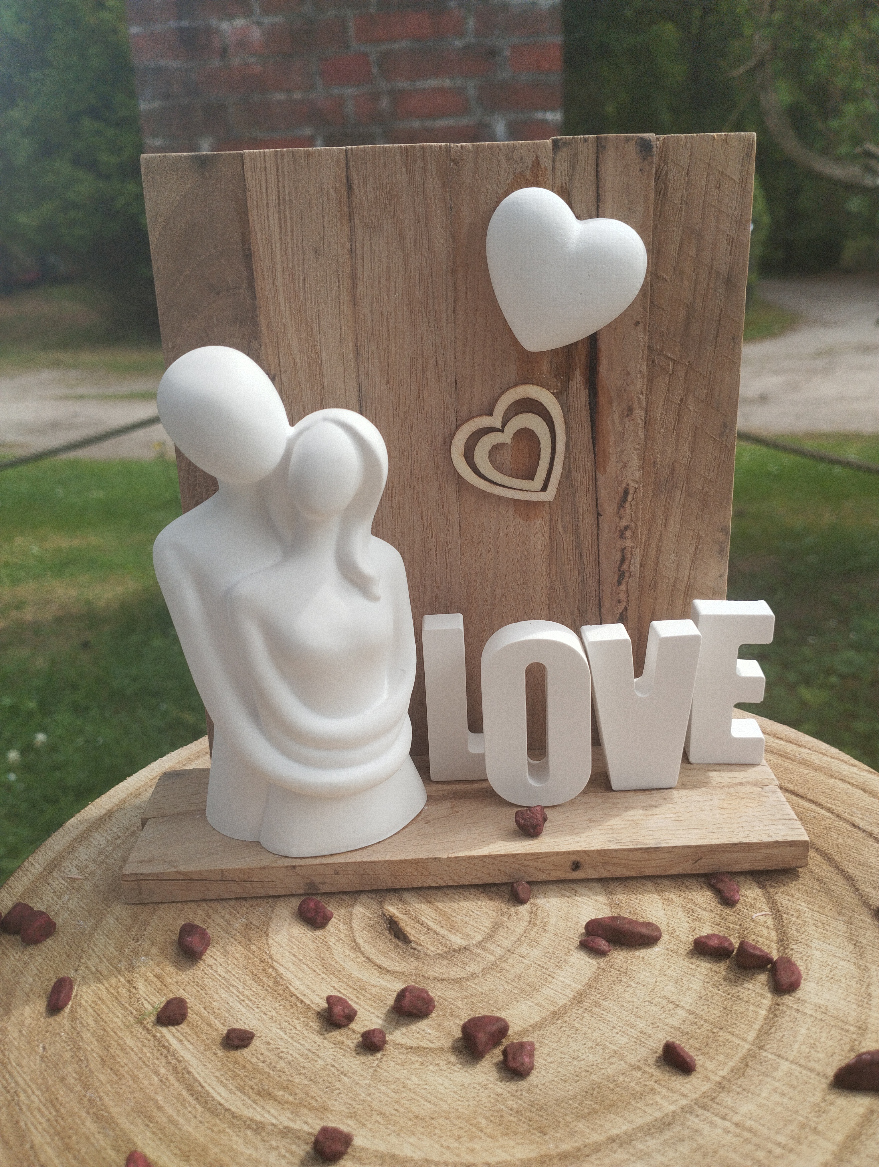 Dekoration 'Liebe' Paar - Hochzeitsgeschenk