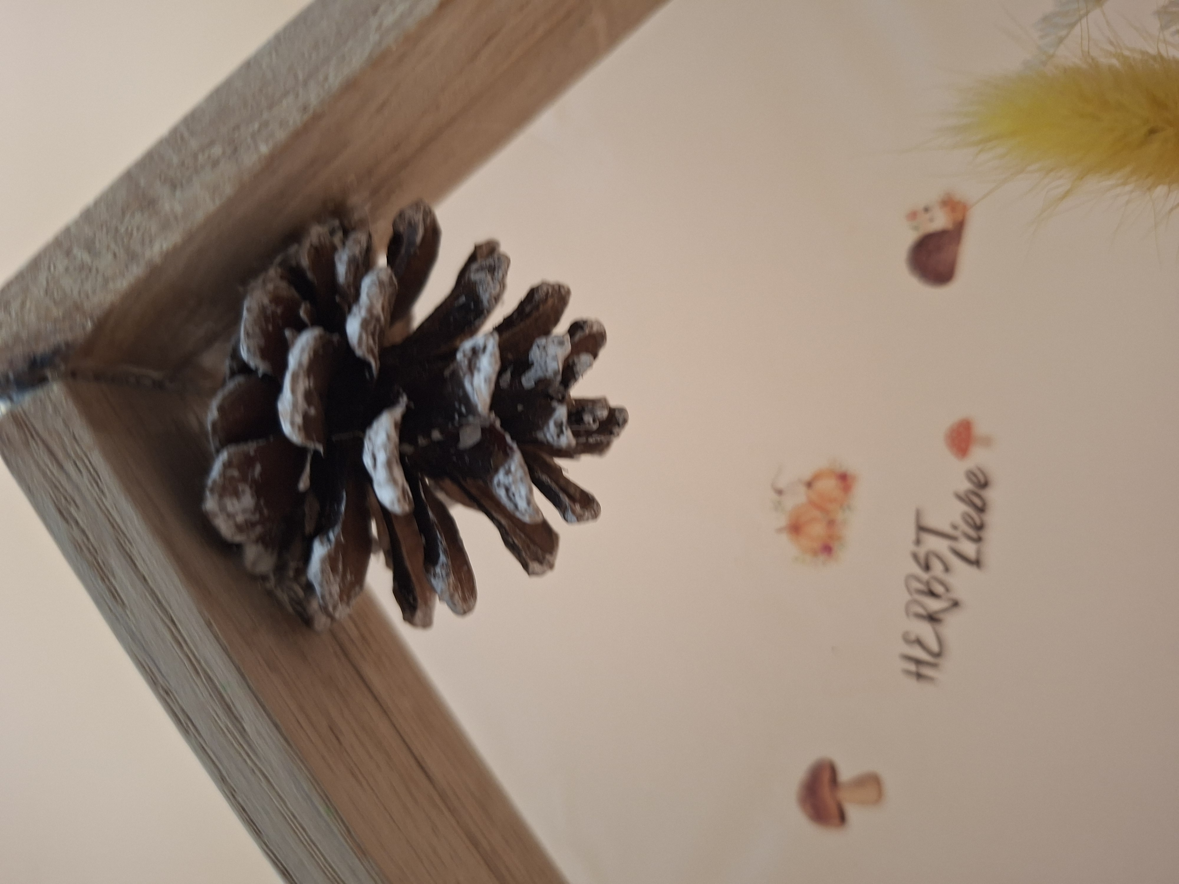 Handgemachtes Deko-Häuschen mit Pilzen