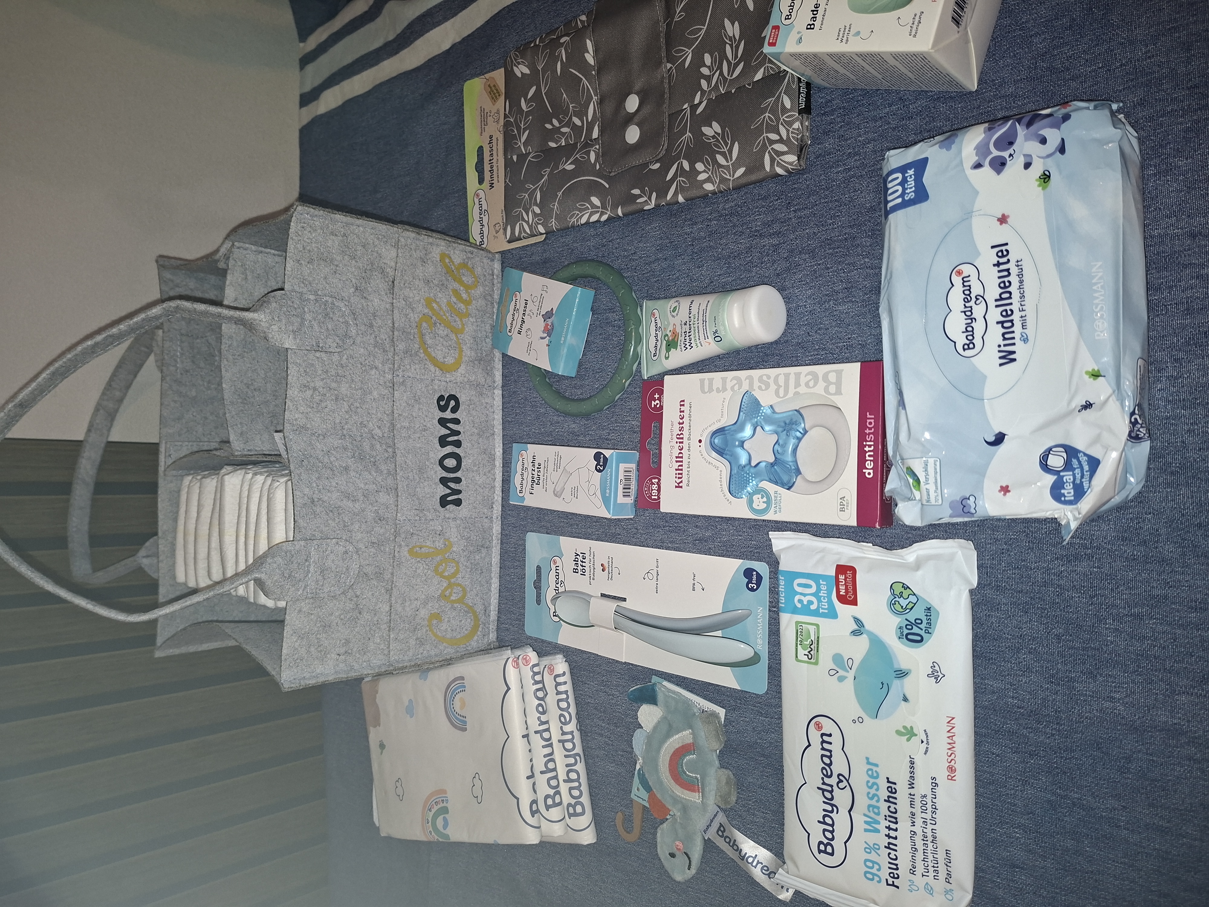 Windeltasche Filz Geschenk zur Geburt