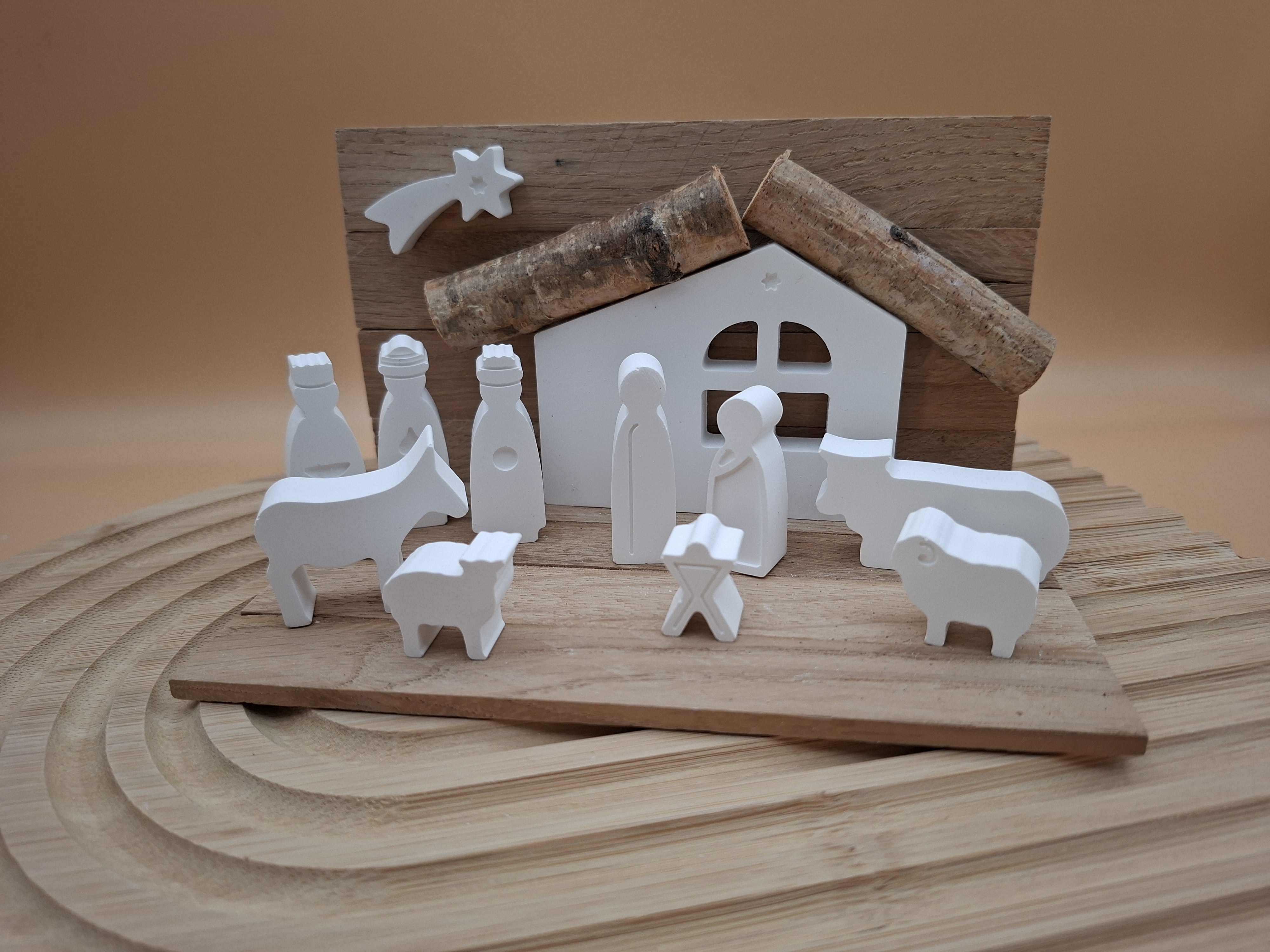 kleine Weihnachtskrippe