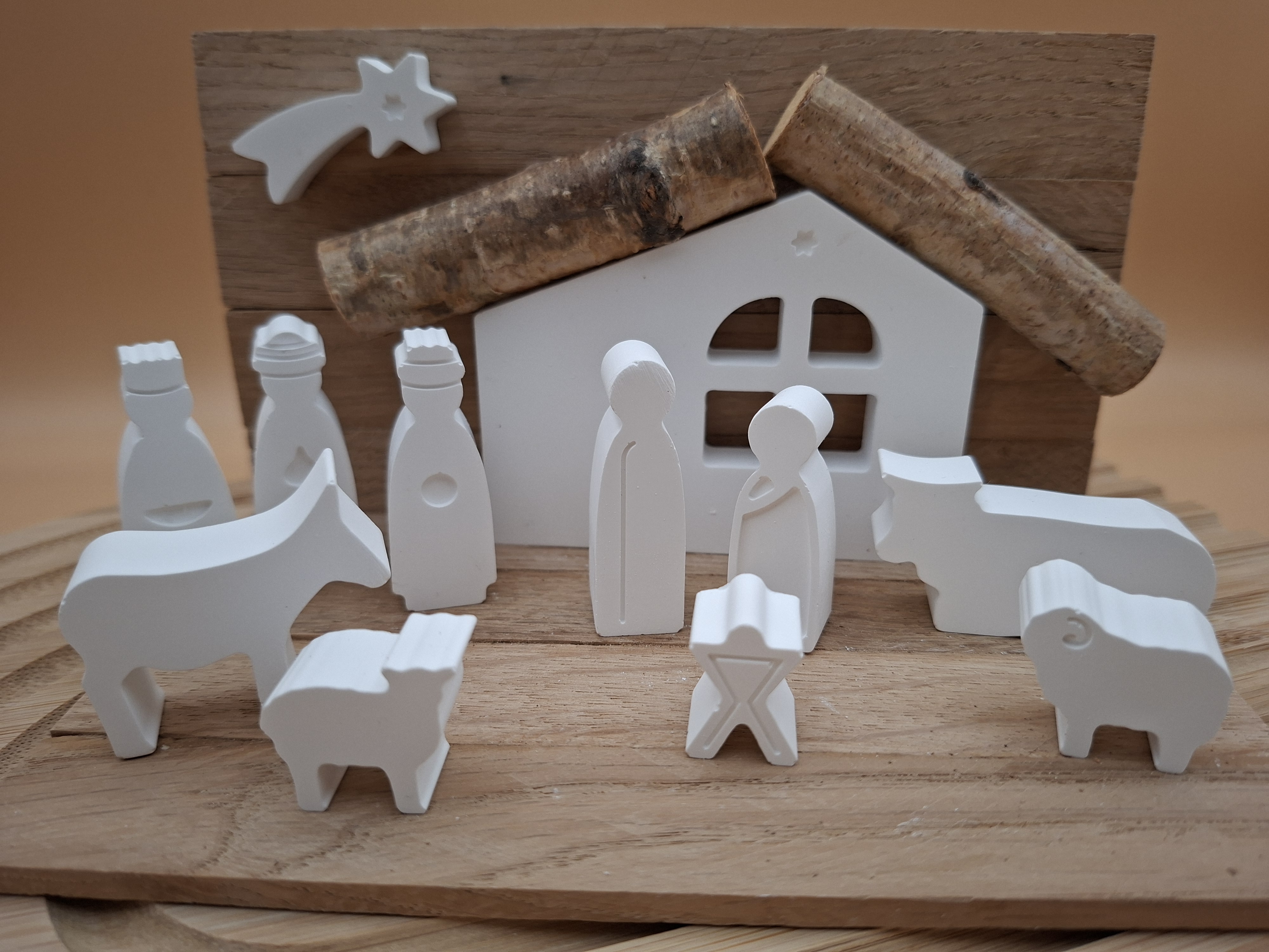 kleine Weihnachtskrippe