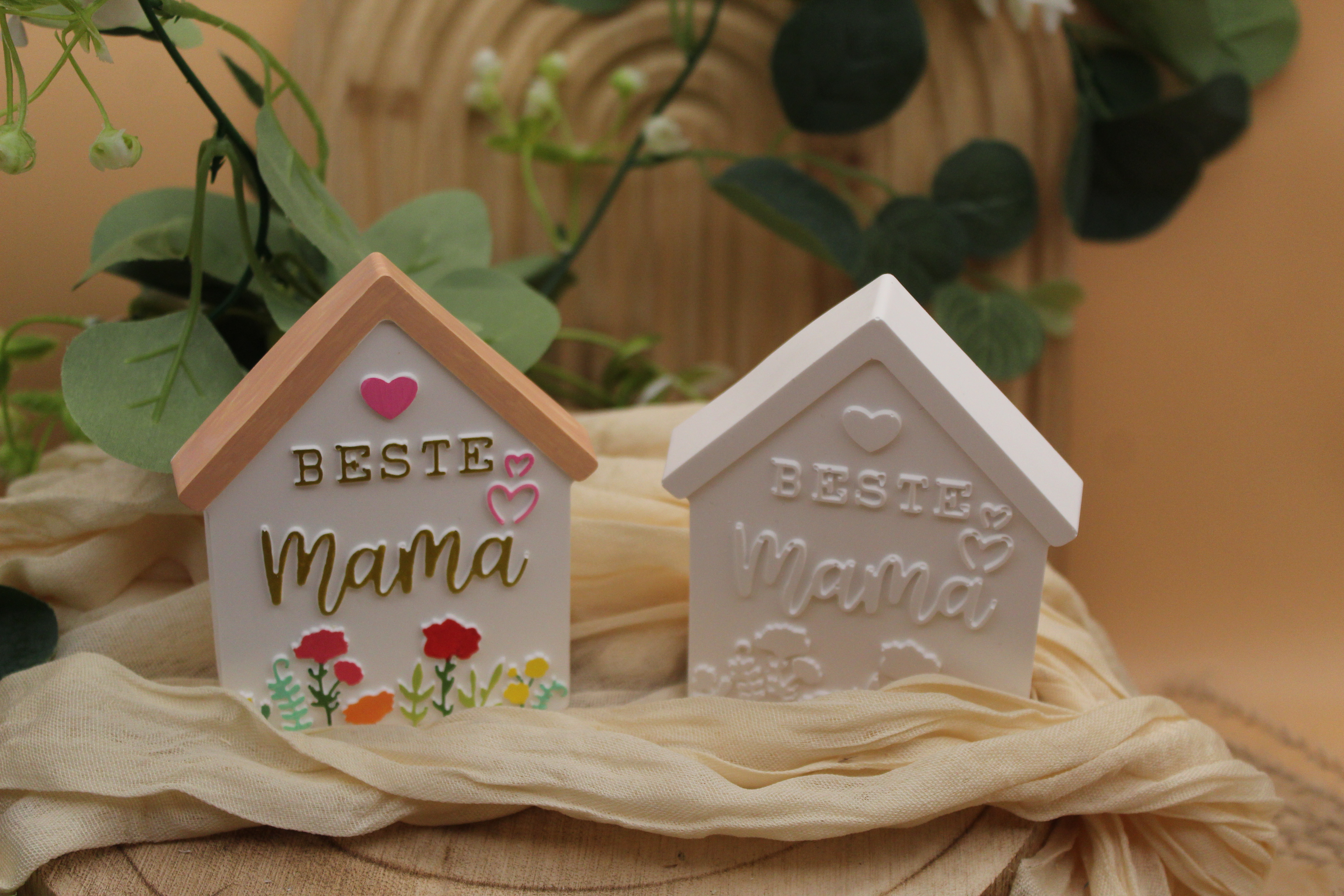 Dekoratives Haus 'Beste Mama' - Muttertag