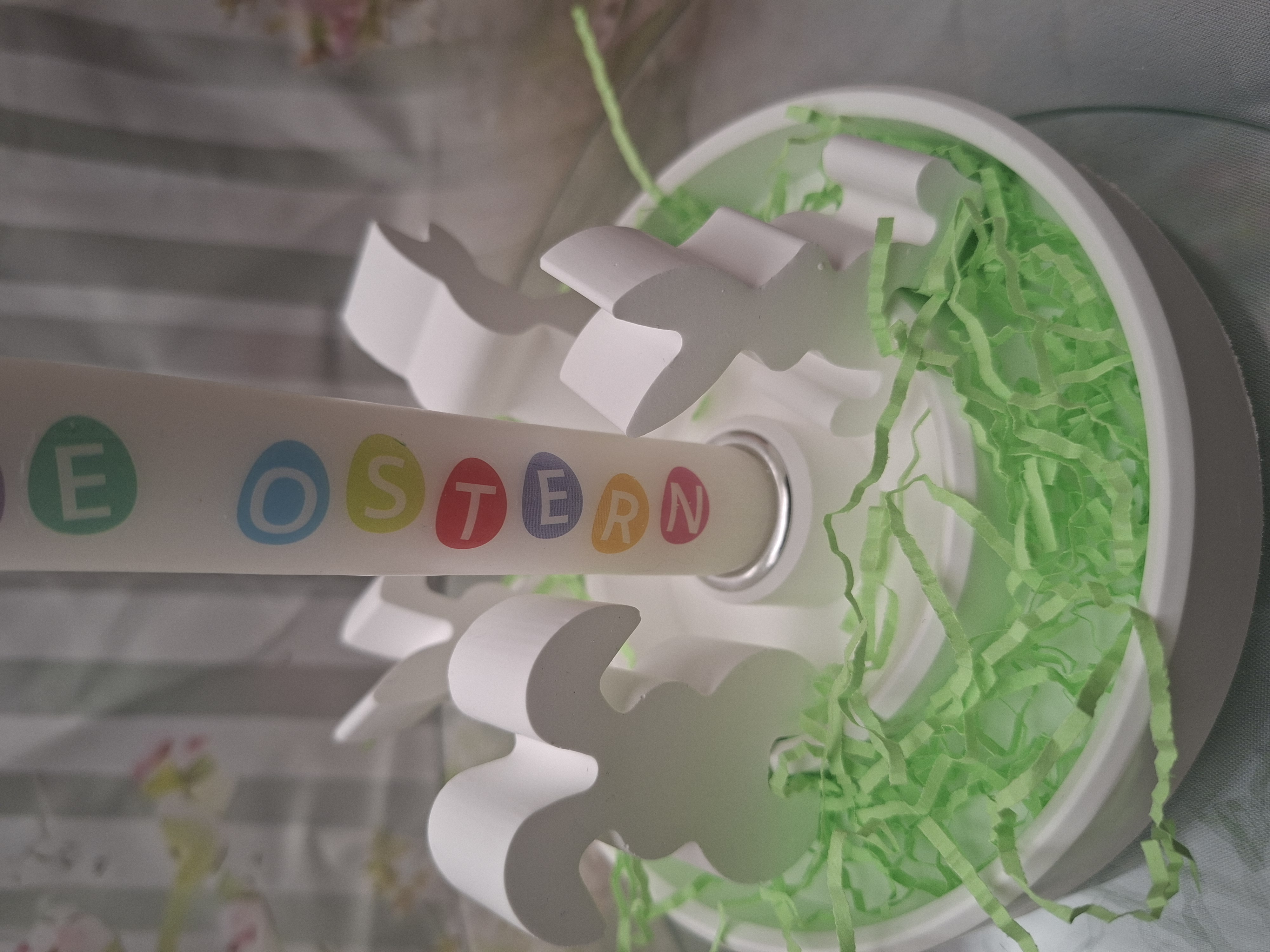 Oster Tablett Osterhasen