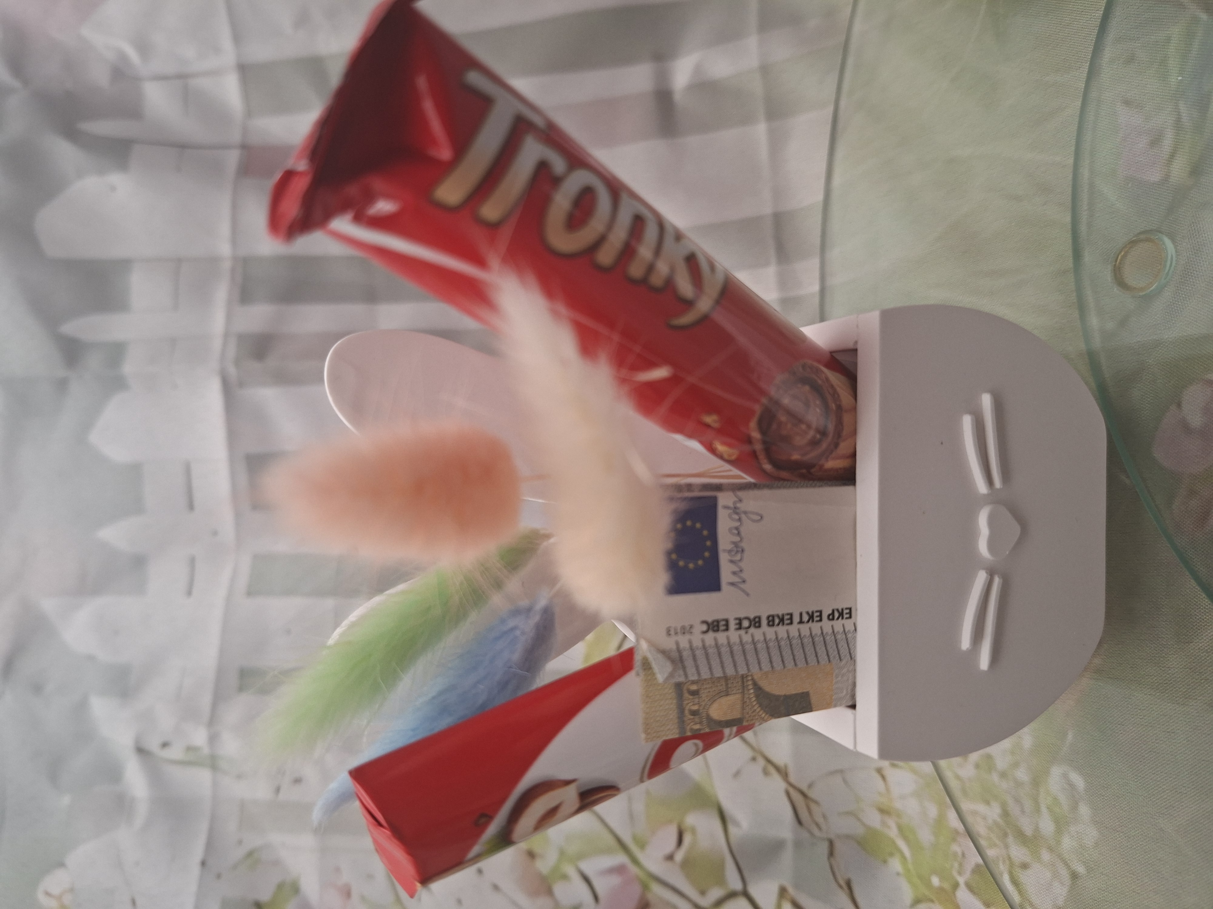 kleiner Osterkorb Geldgeschenk