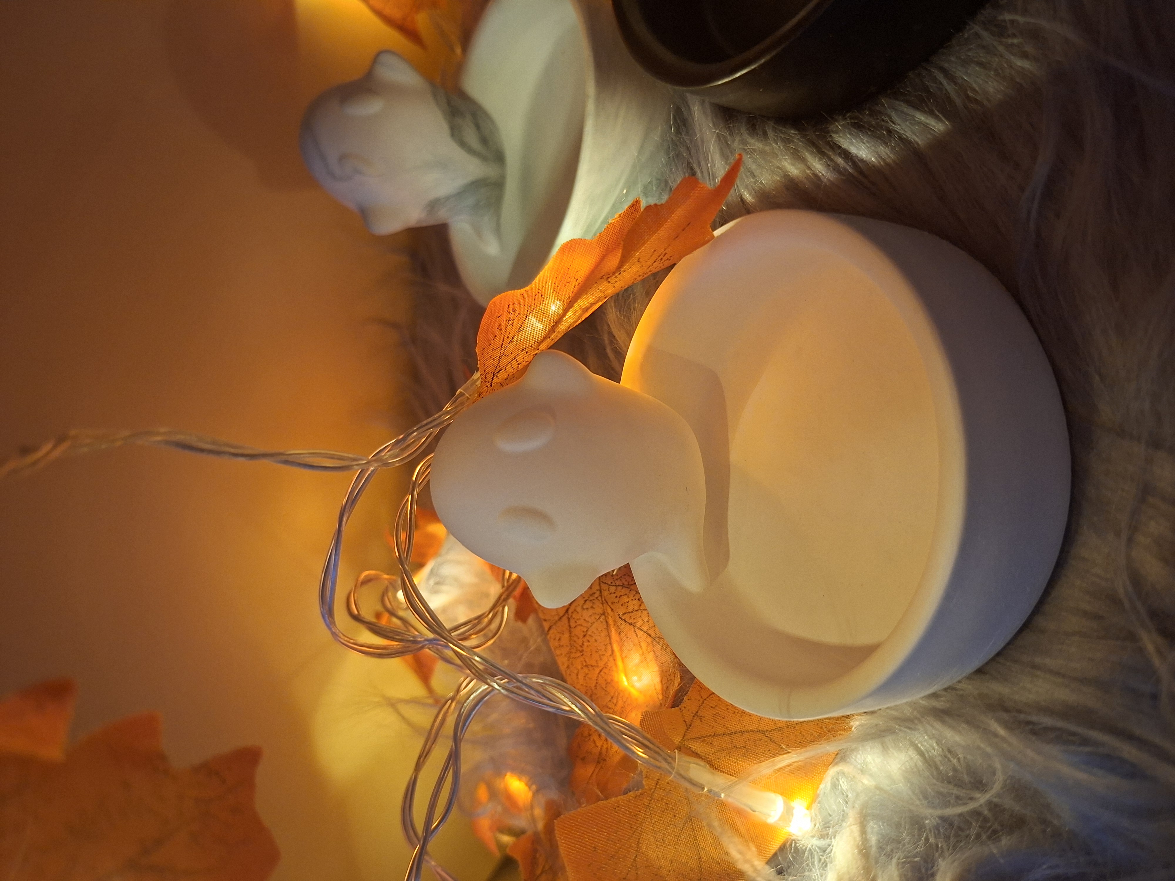 Halloween Geister-Schale / Kerzenhalter