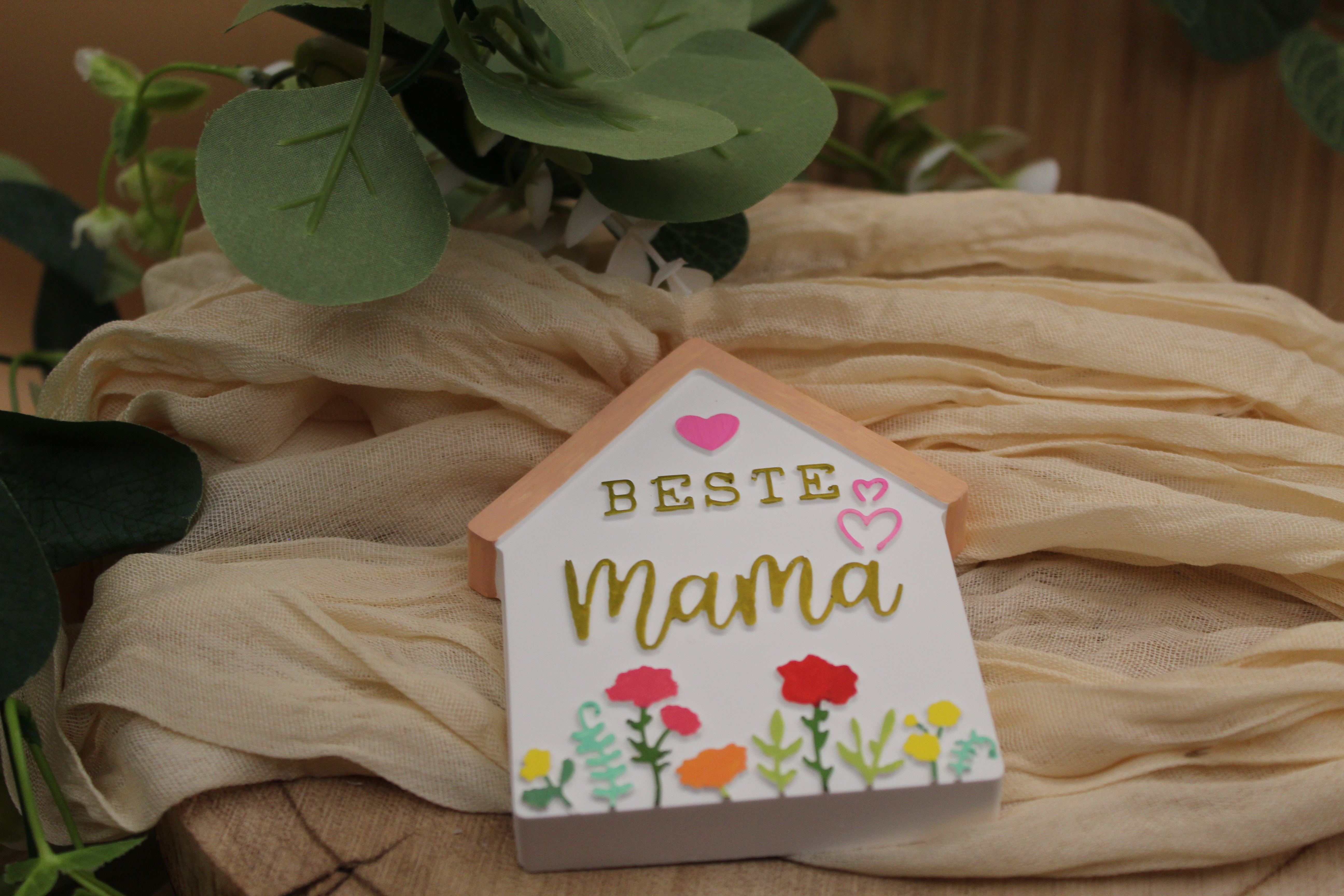 Dekoratives Haus 'Beste Mama' - Muttertag