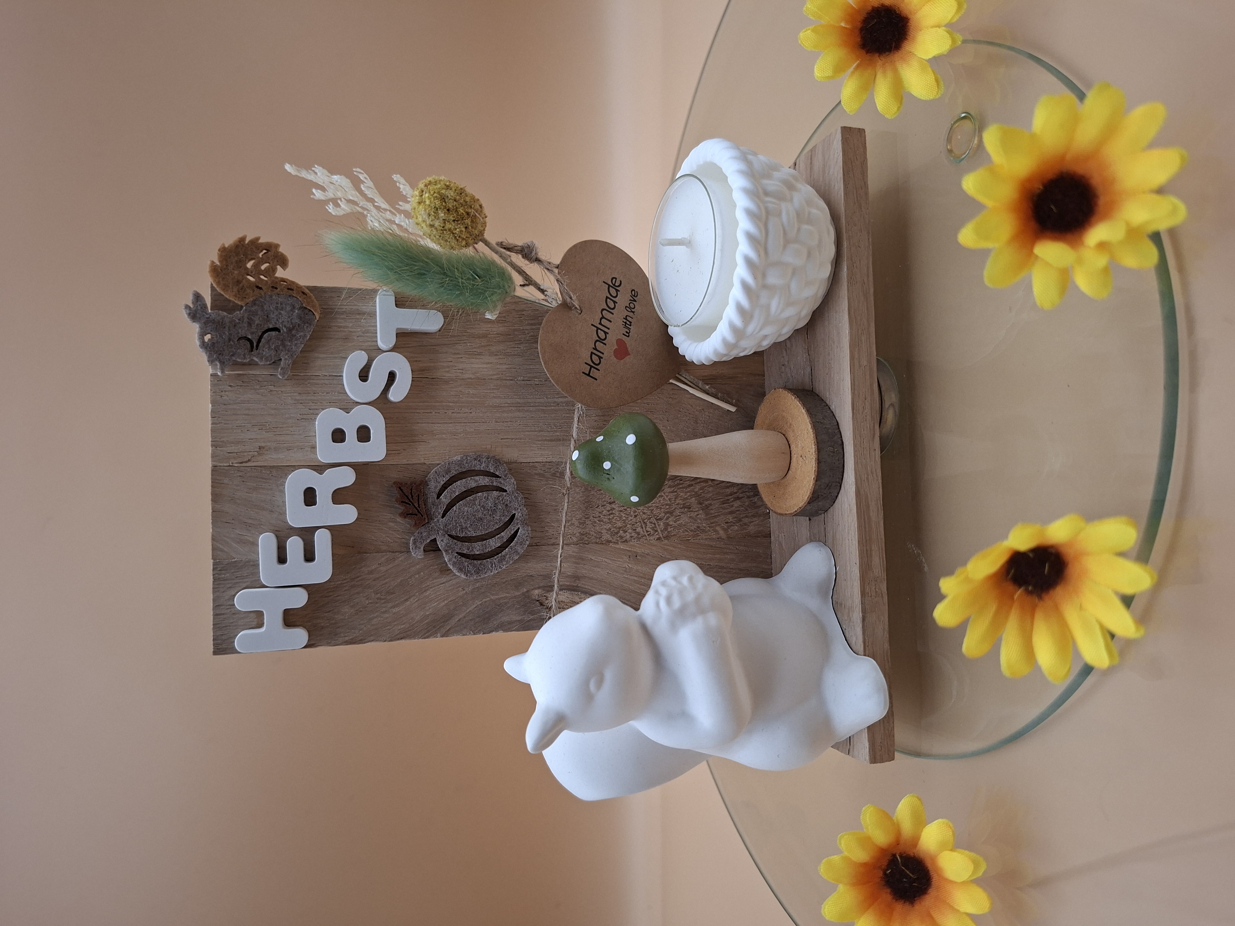 Herbstliches Dekorationsset