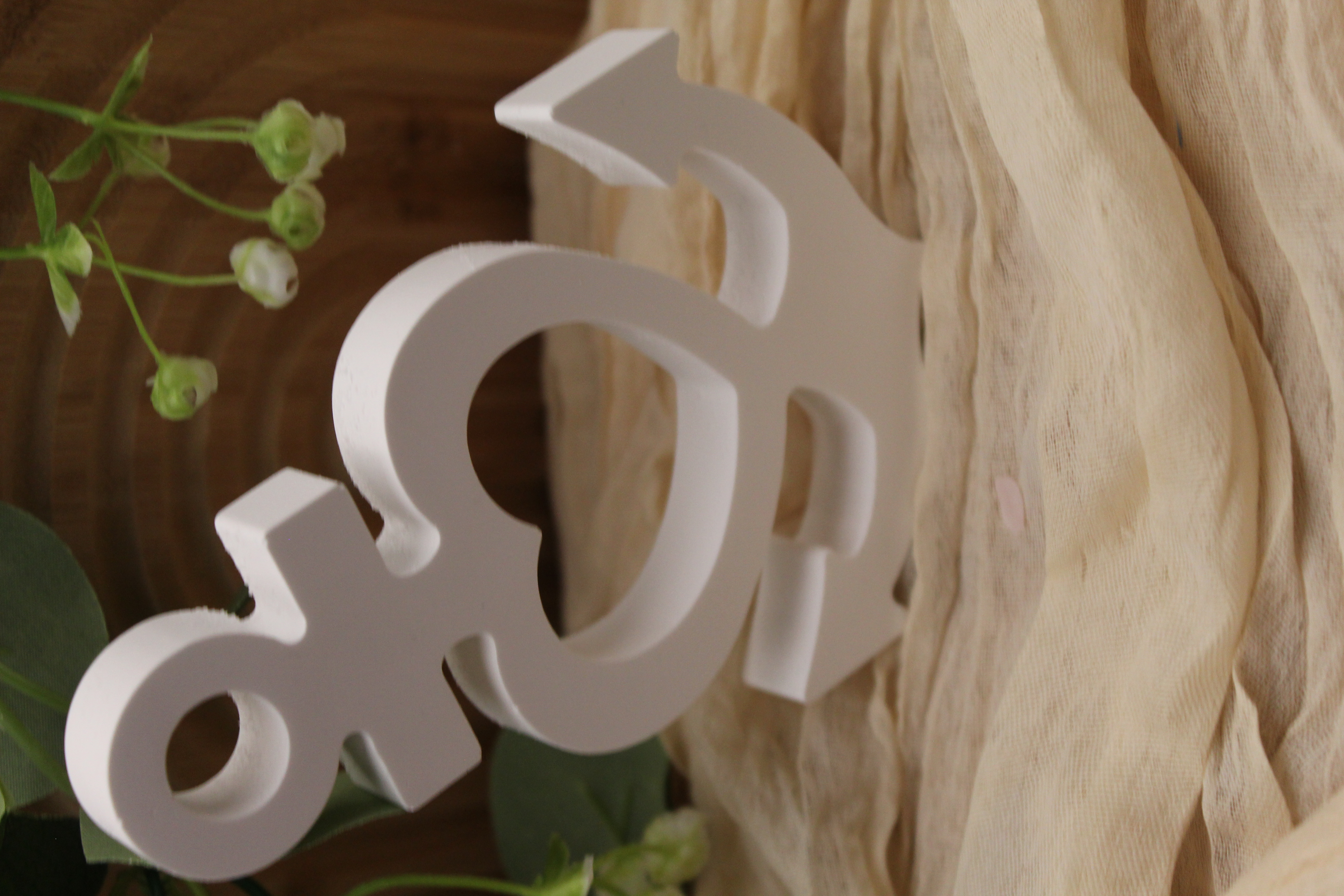 maritime Anker-Herz-Skulptur