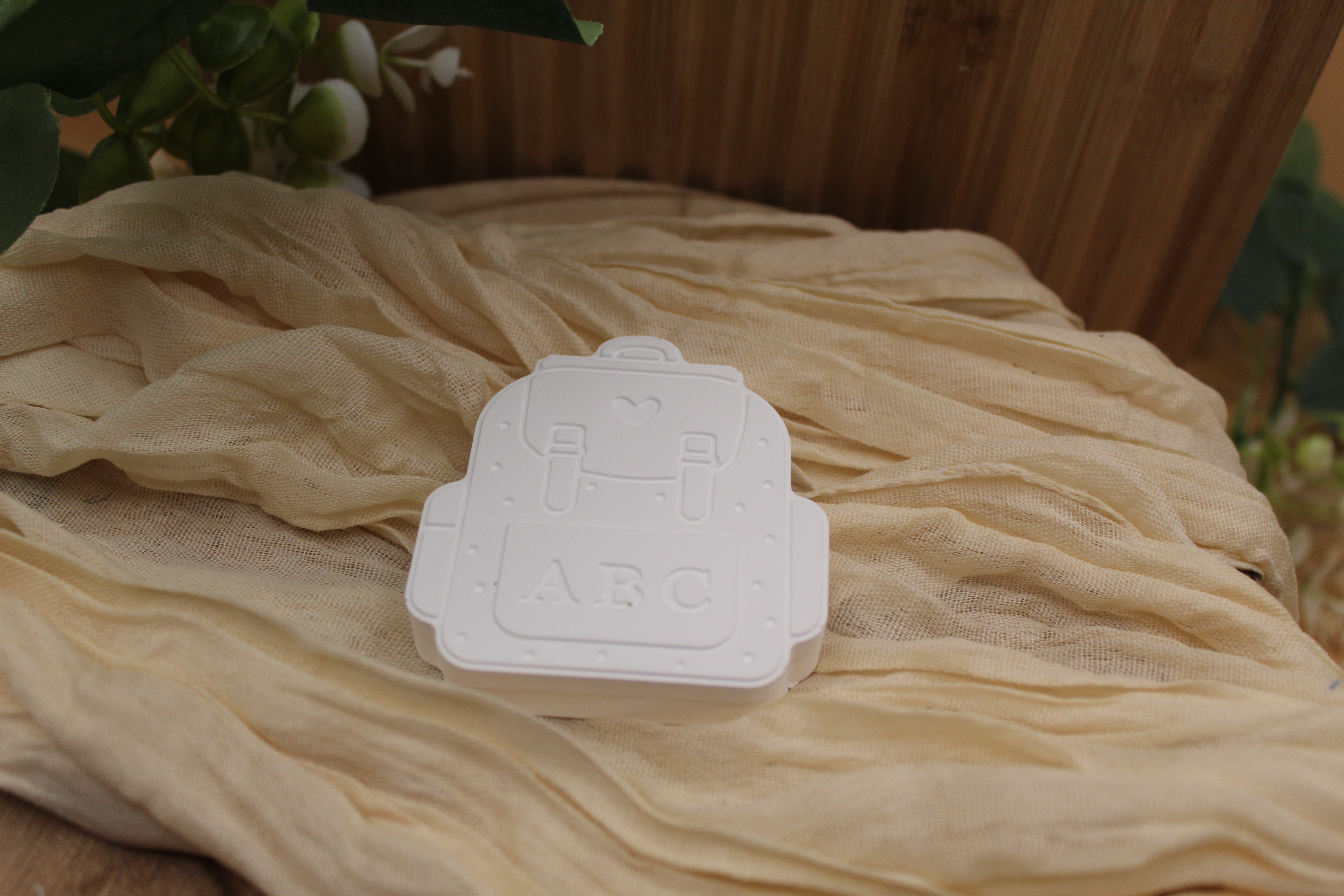 ABC Schulranzen Geldgeschenk aus Gießgips - Einschulung