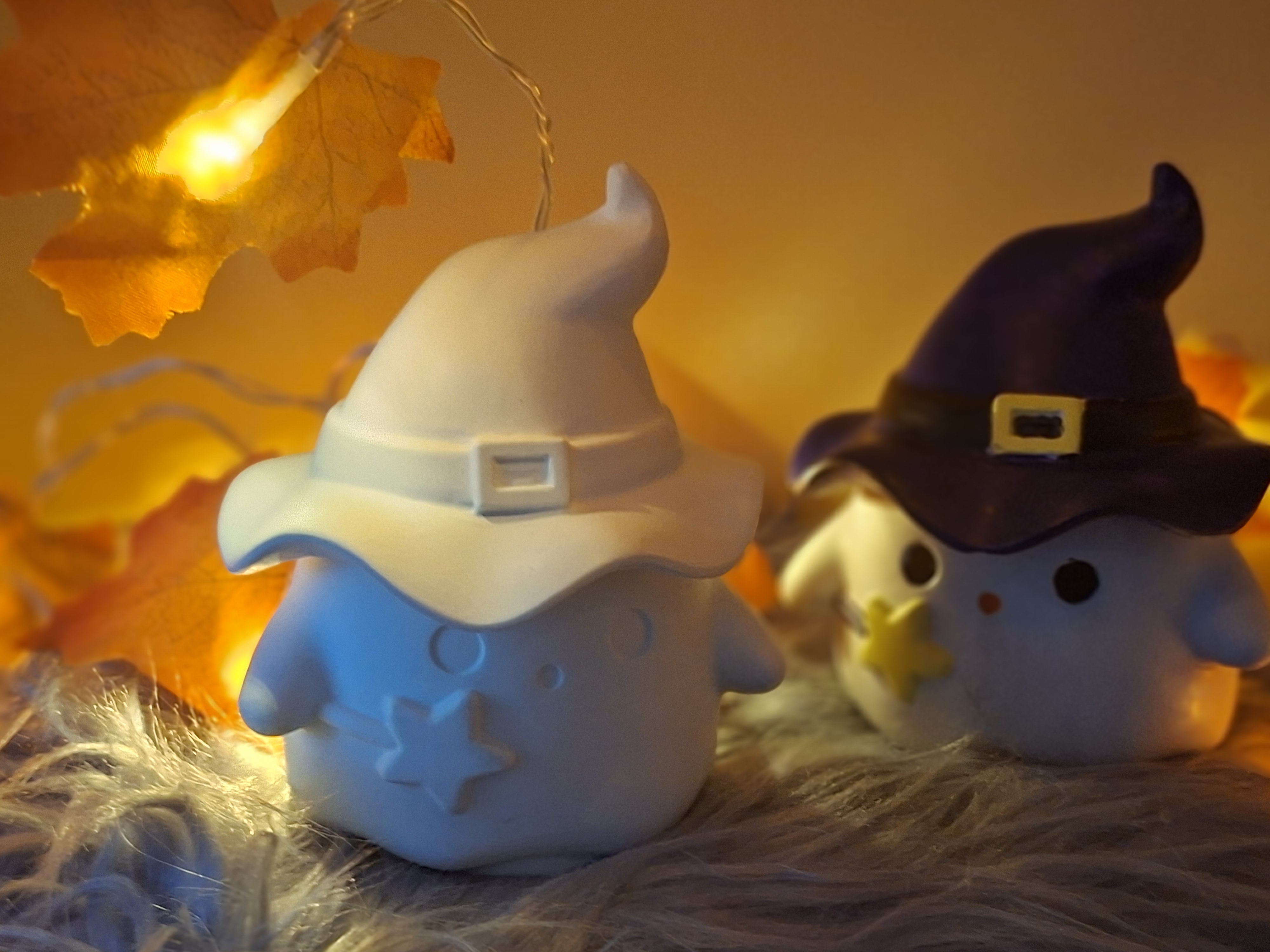 Süßer Halloween Geist Aufbewahrungs-Dekofigur