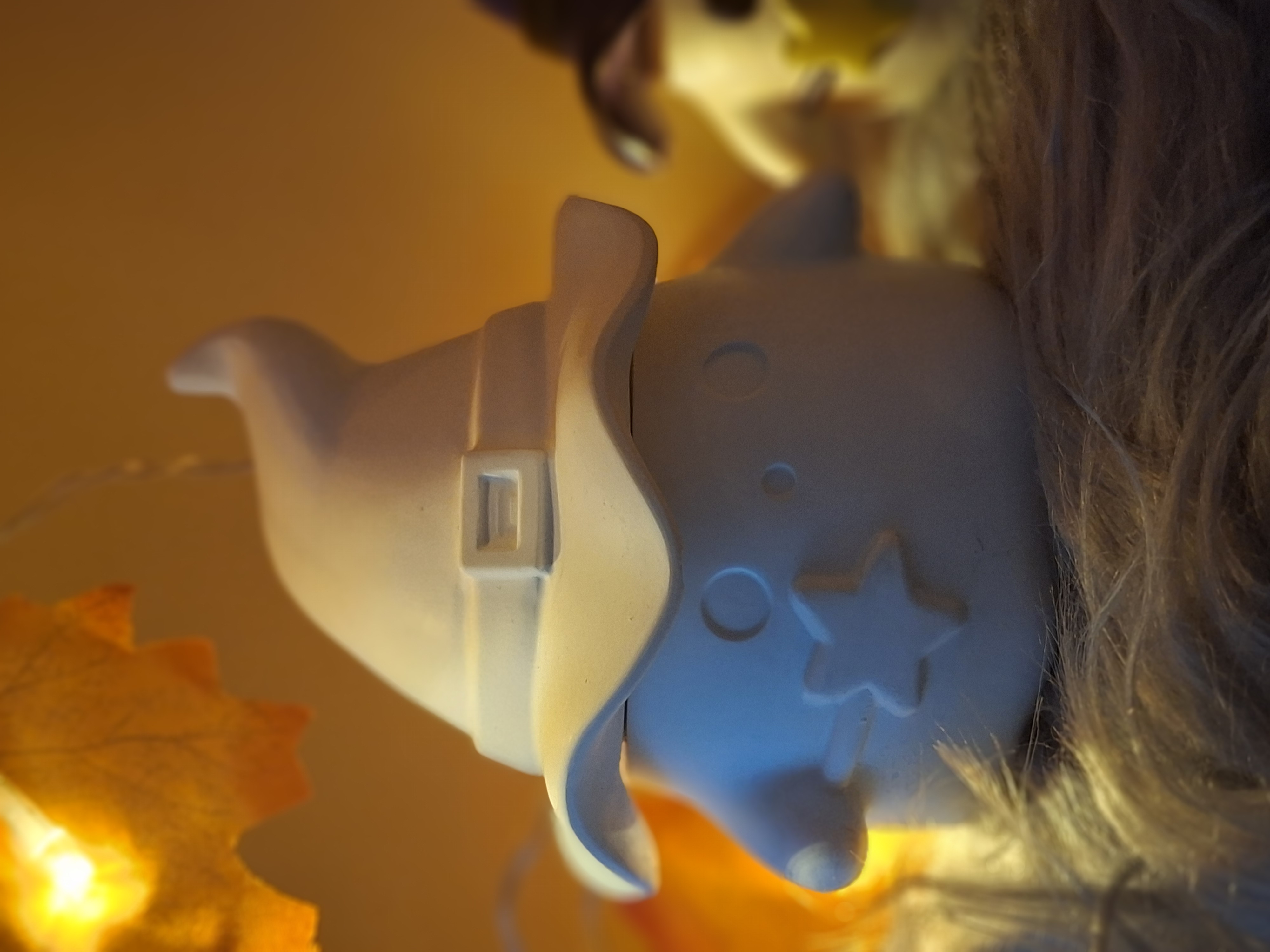 Süßer Halloween Geist Aufbewahrungs-Dekofigur