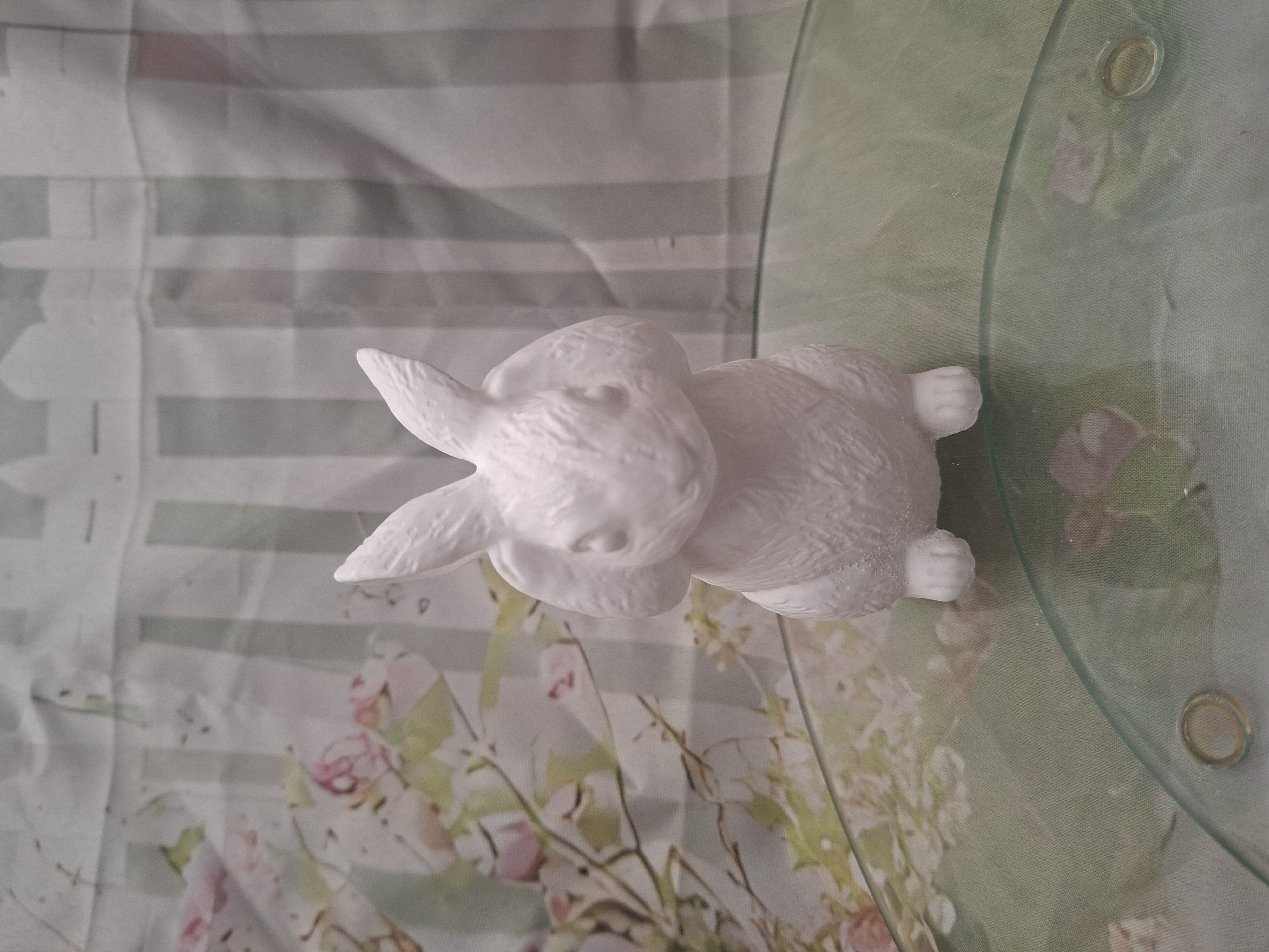 Hasen aus Gießgips Nichts Hören, Nichts Sehen, Nicht Sprechen