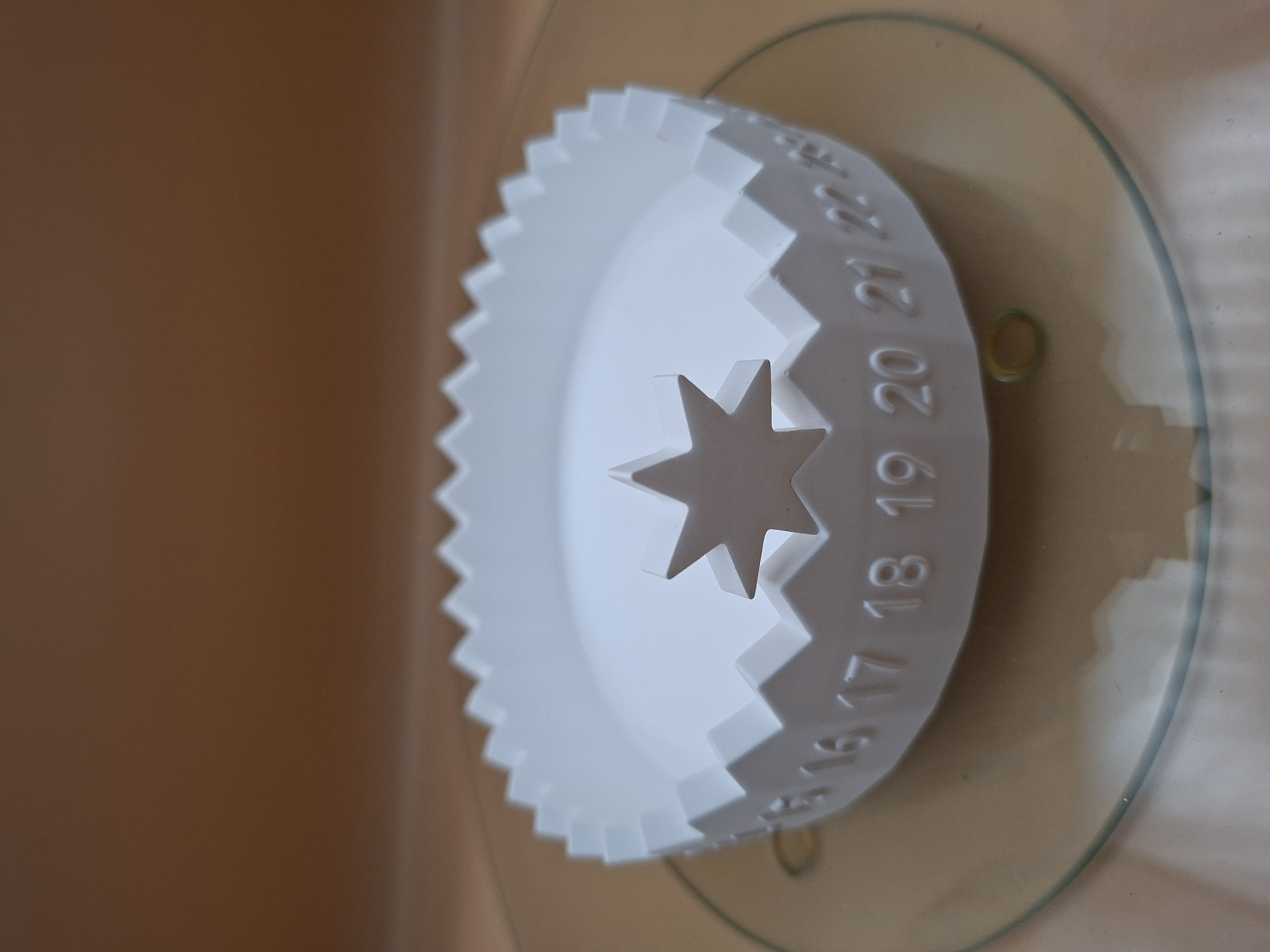 Adventskalender Adventsschale