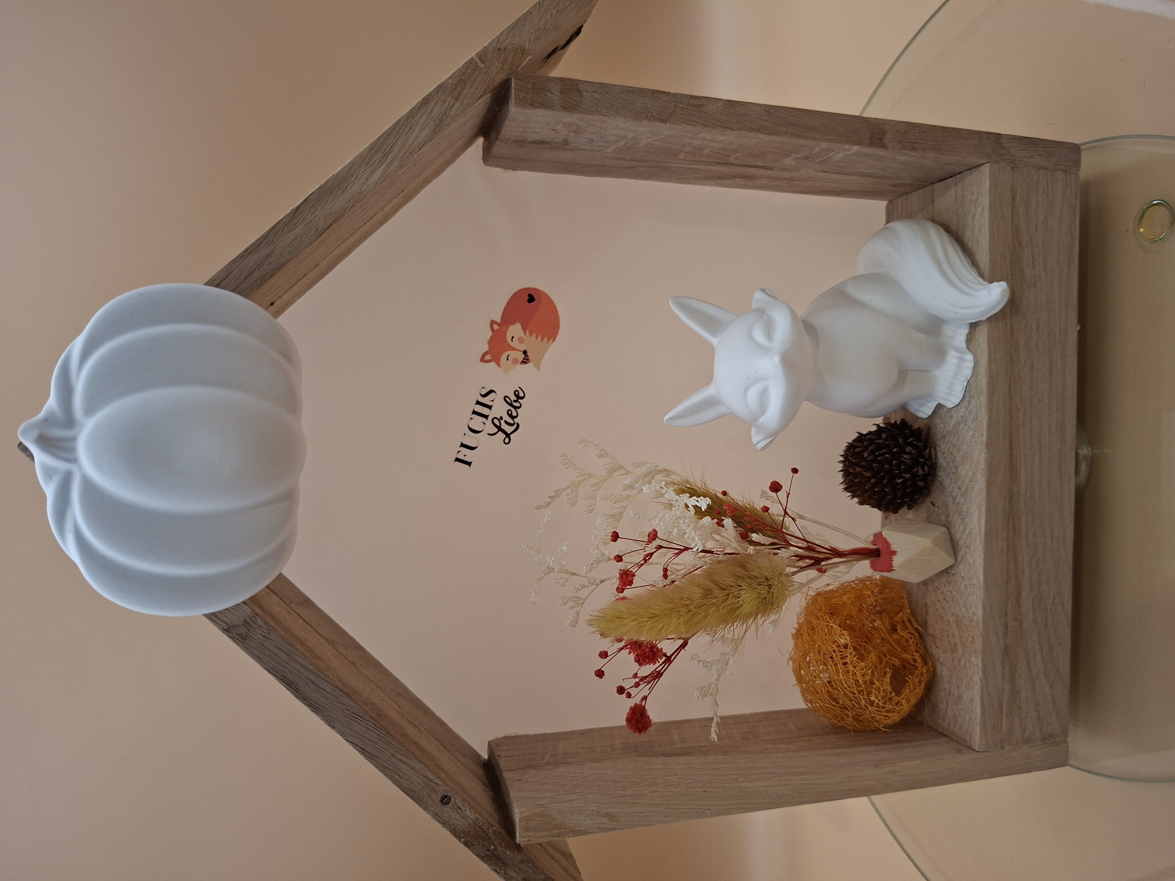 Herbstliche Deko mit Fuchs