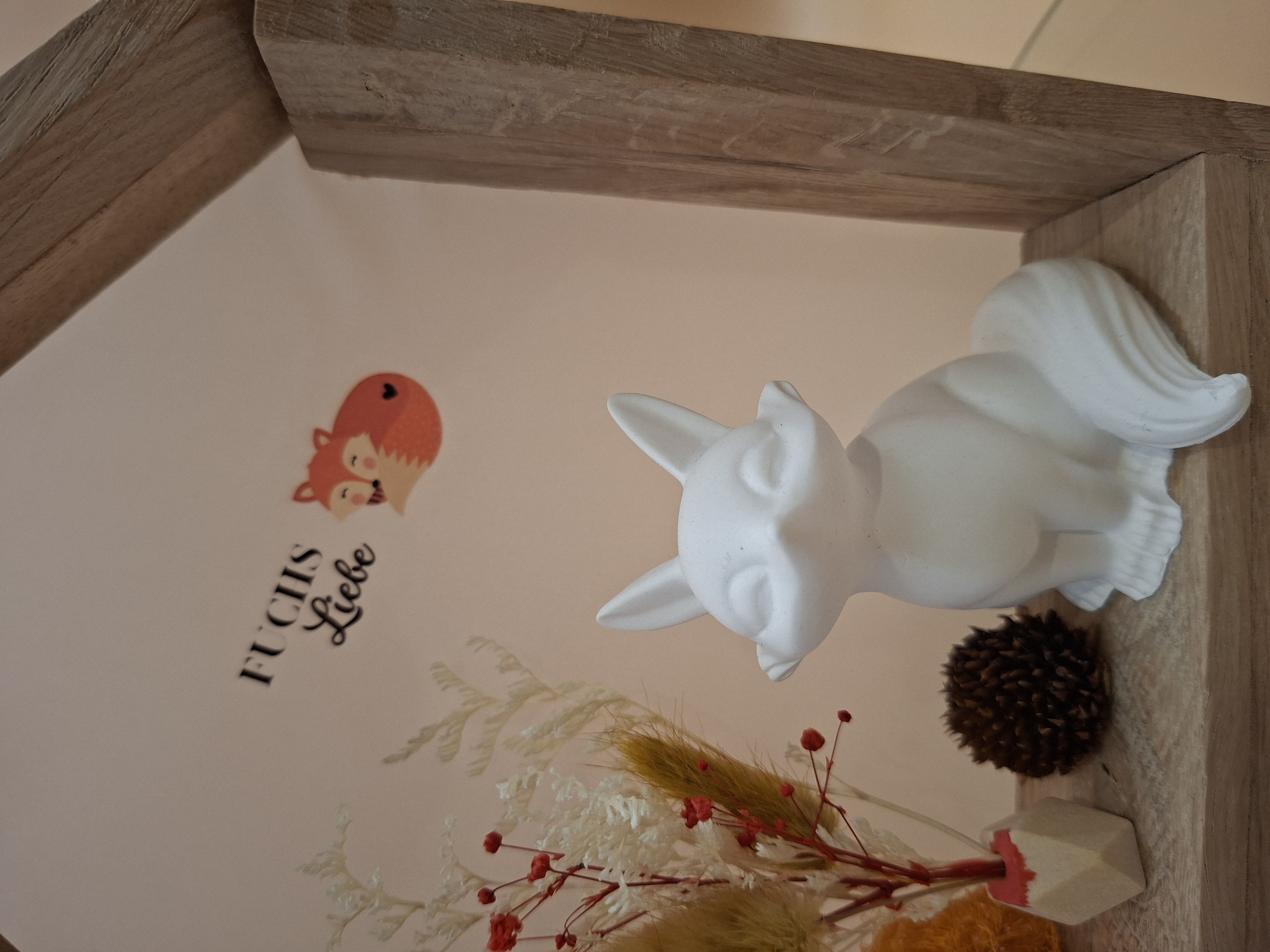 Herbstliche Deko mit Fuchs