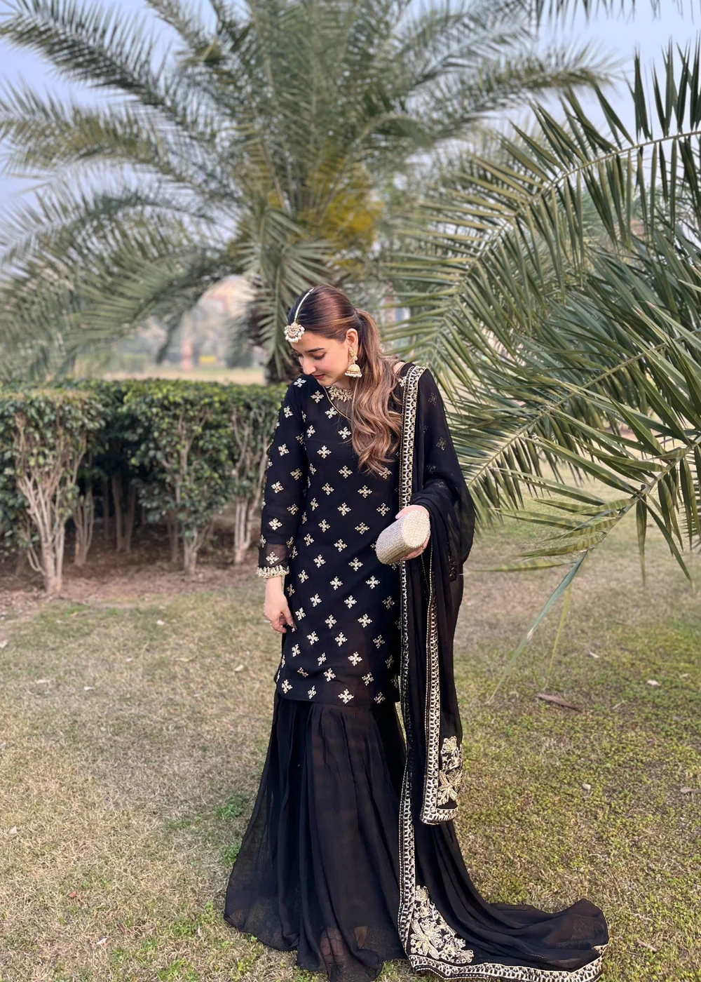 Laal Clothing Gharara 3 Pc