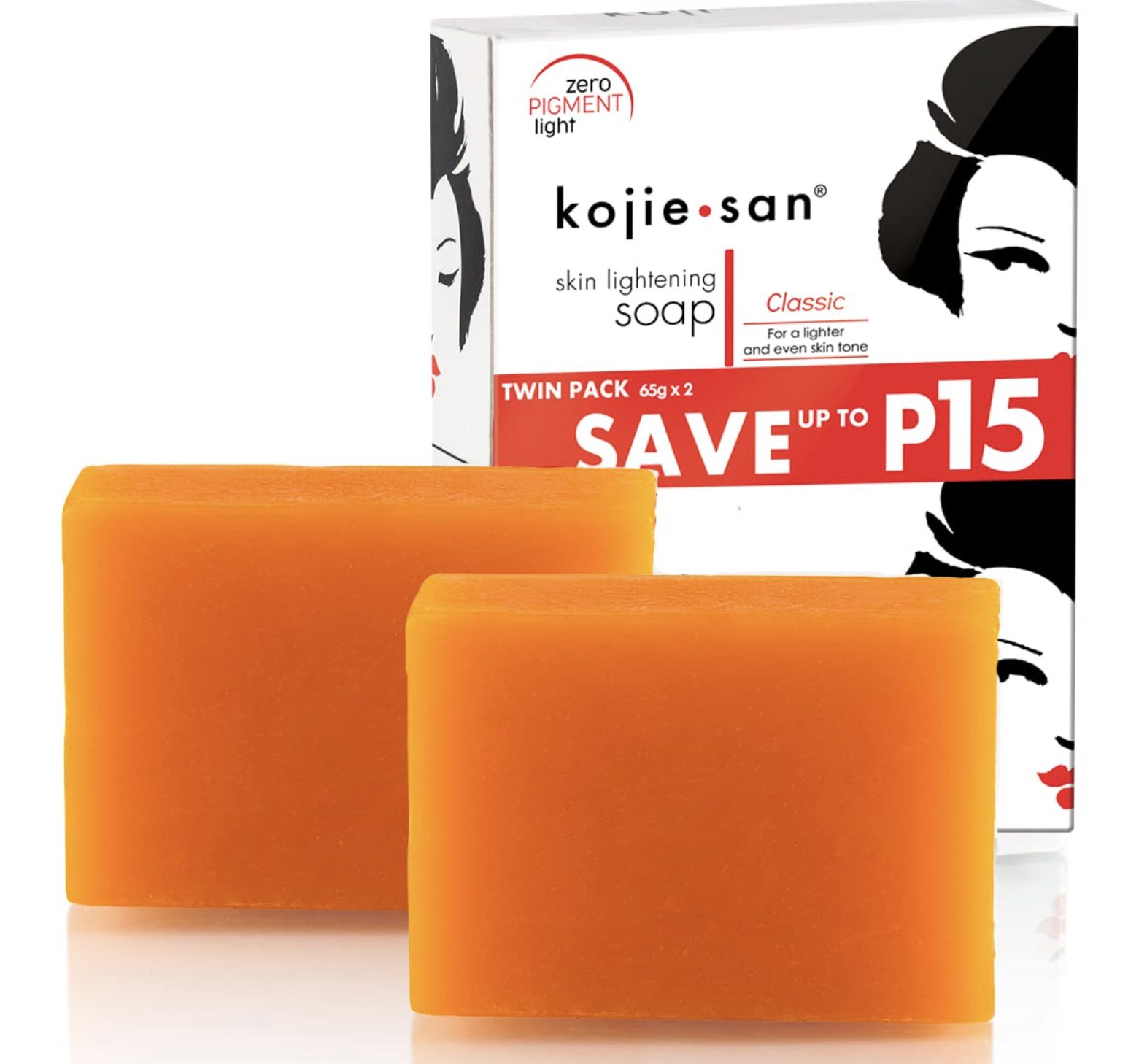 Kojie San Skin Lightening Soap 65g (2 bars pack)