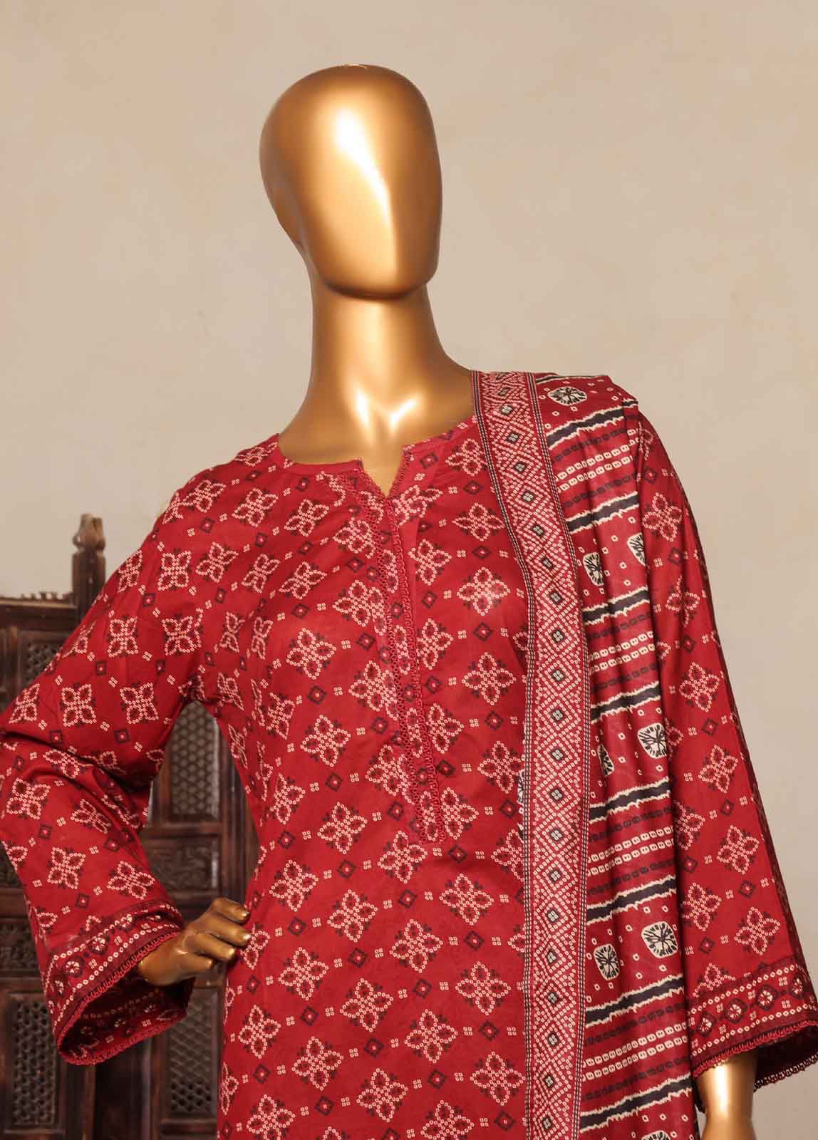 Binsaeed Printed Lawn Stitched 3Pcs 2025