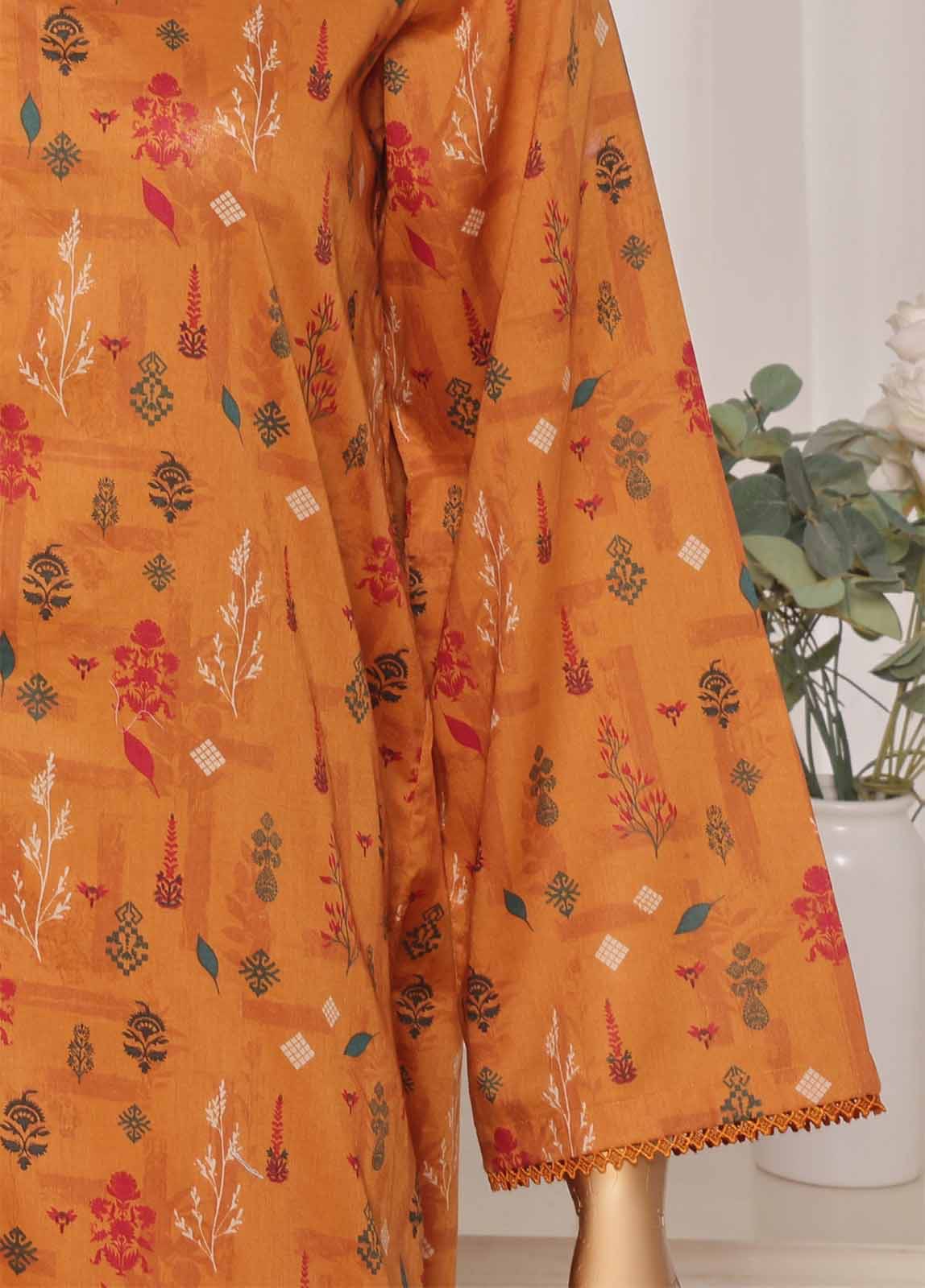 Binsaeed Printed Lawn Stitched 3Pcs 2025