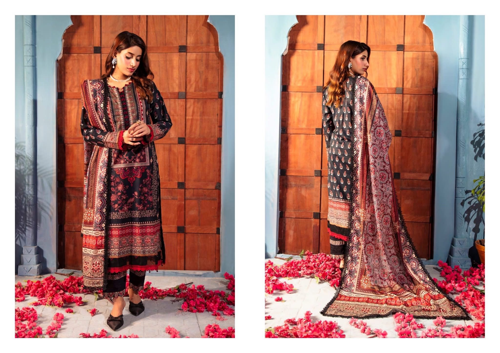 Rang-e-Haya Premium Lawn 2025