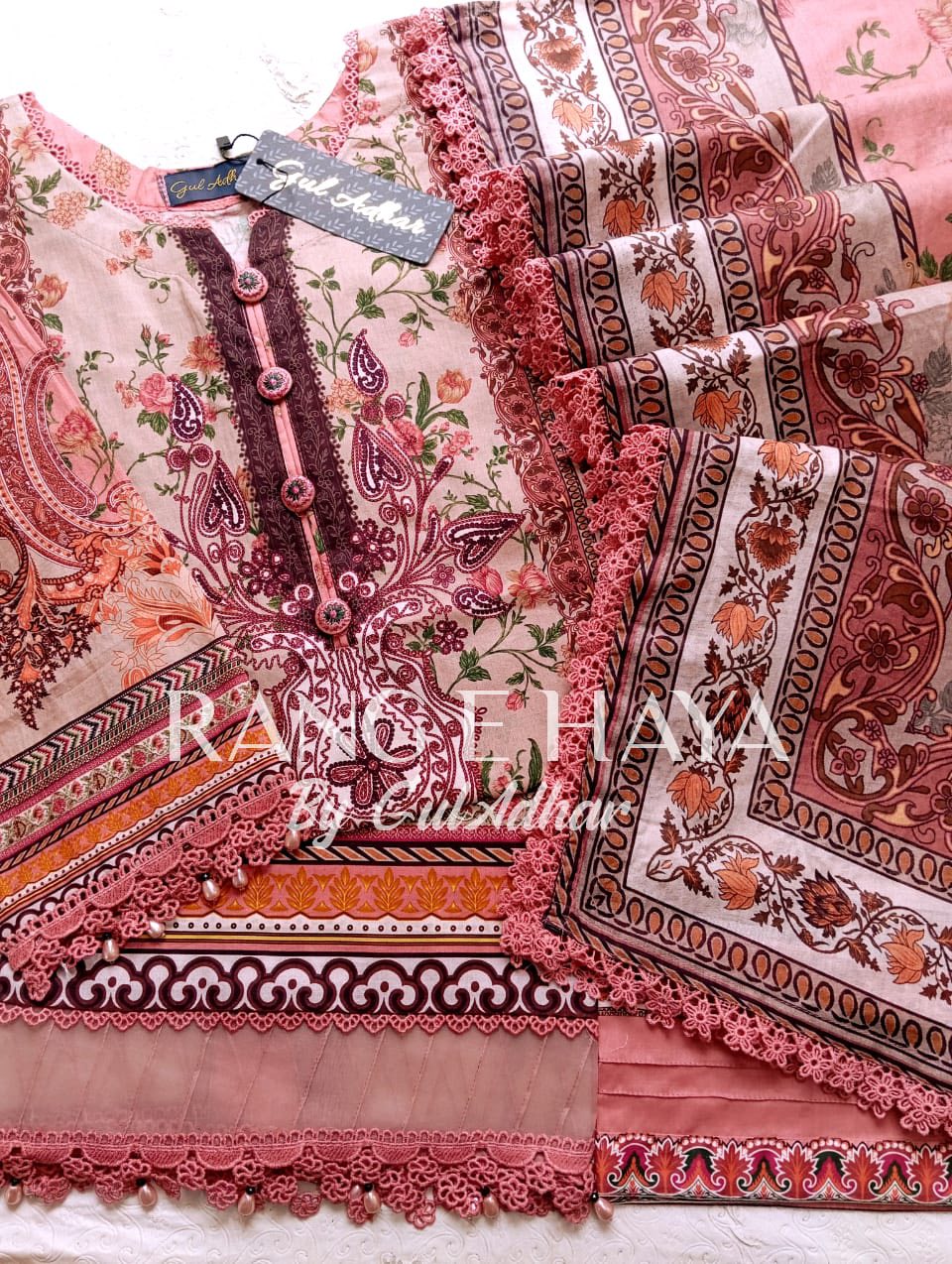 Rang-e-Haya Premium Lawn 2025