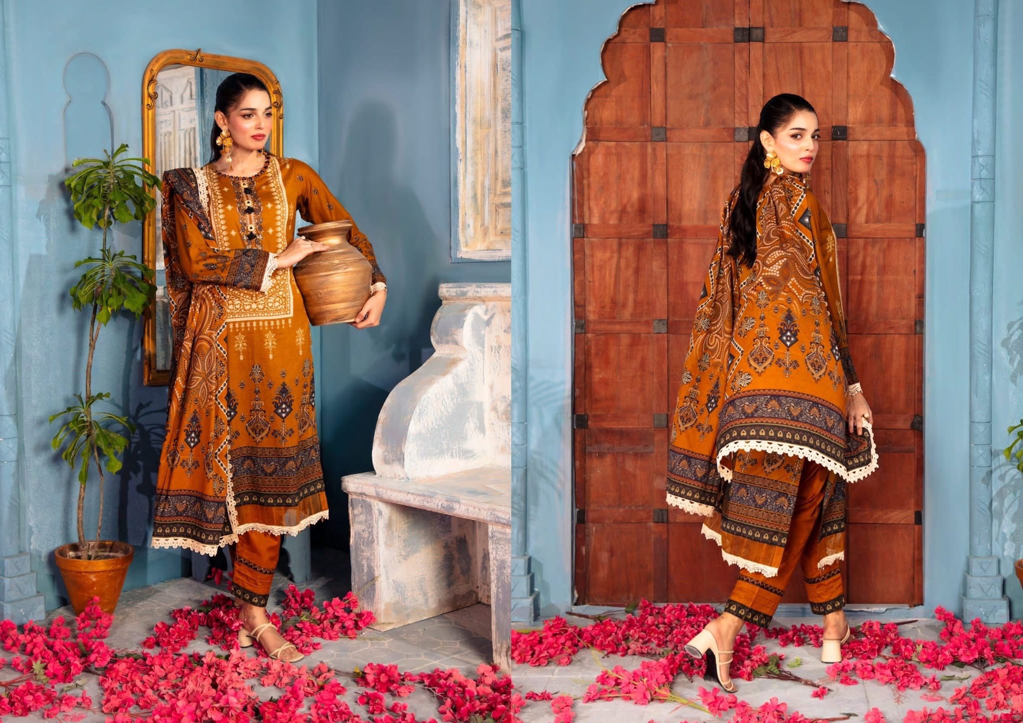 Rang-e-Haya Premium Lawn 2025