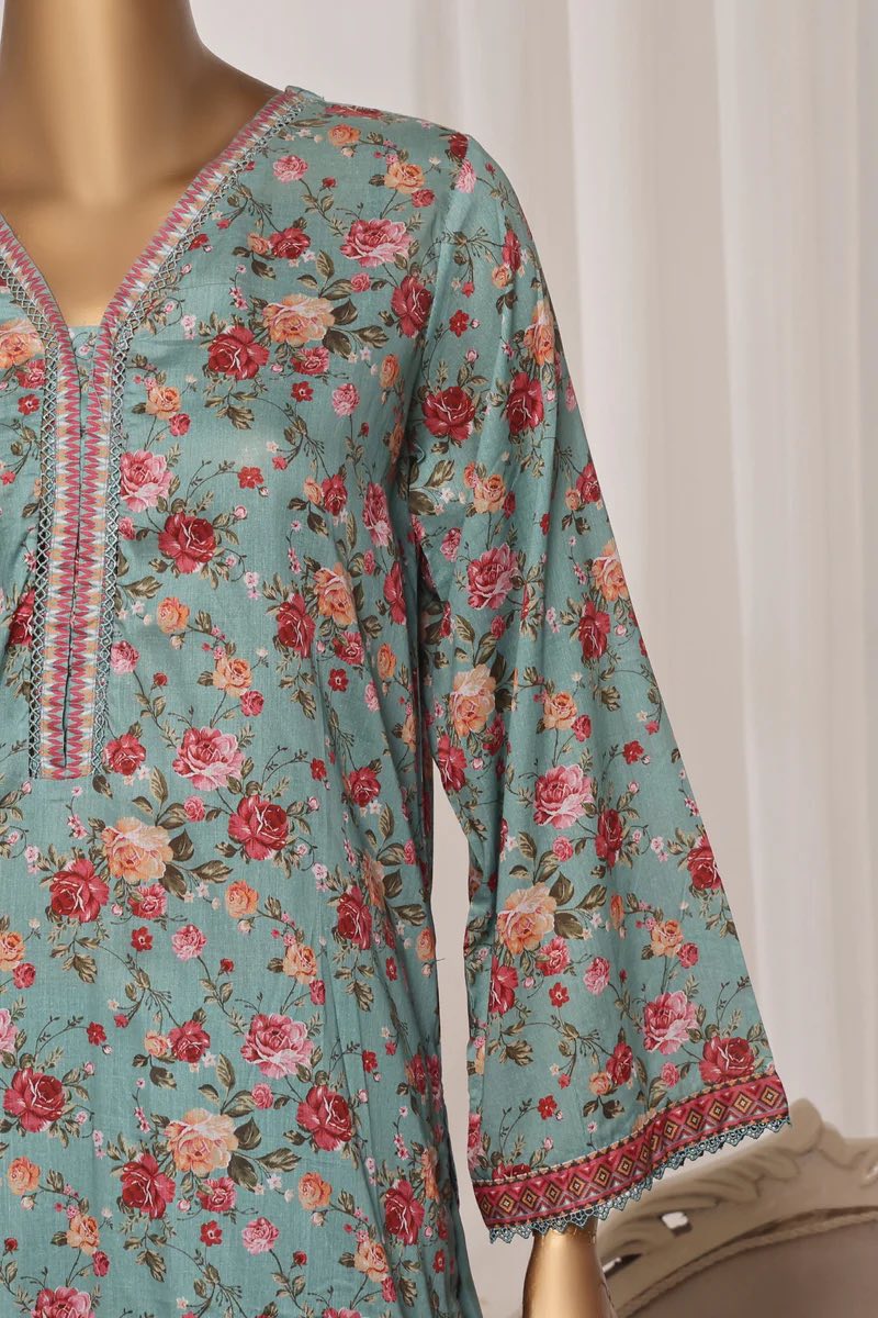 Binsaeed Printed Lawn Stitched 3Pcs 2025